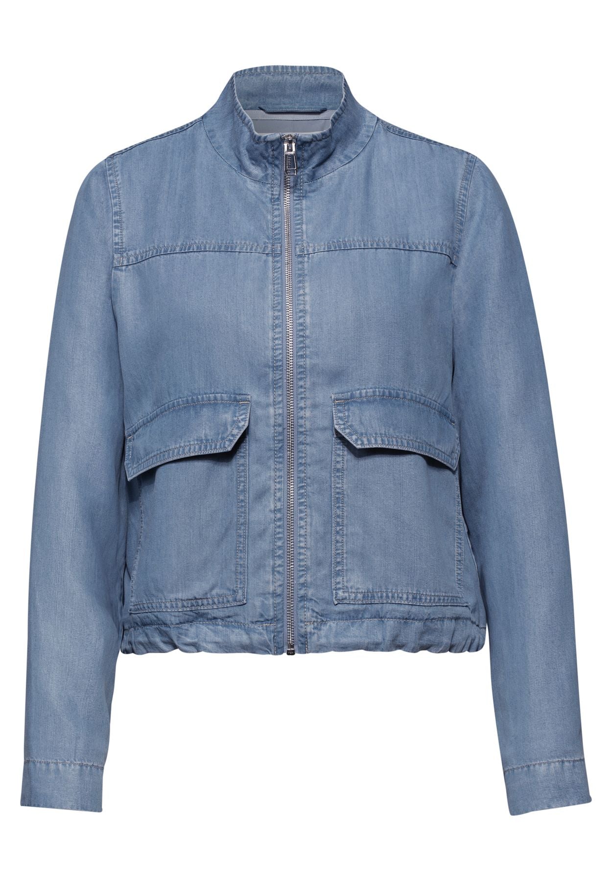Blouson mit Stehkragen aus Lyocell