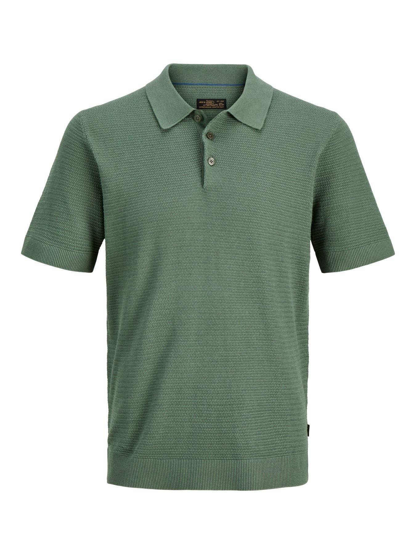 JPRBLURILEY KNIT POLO SS SN