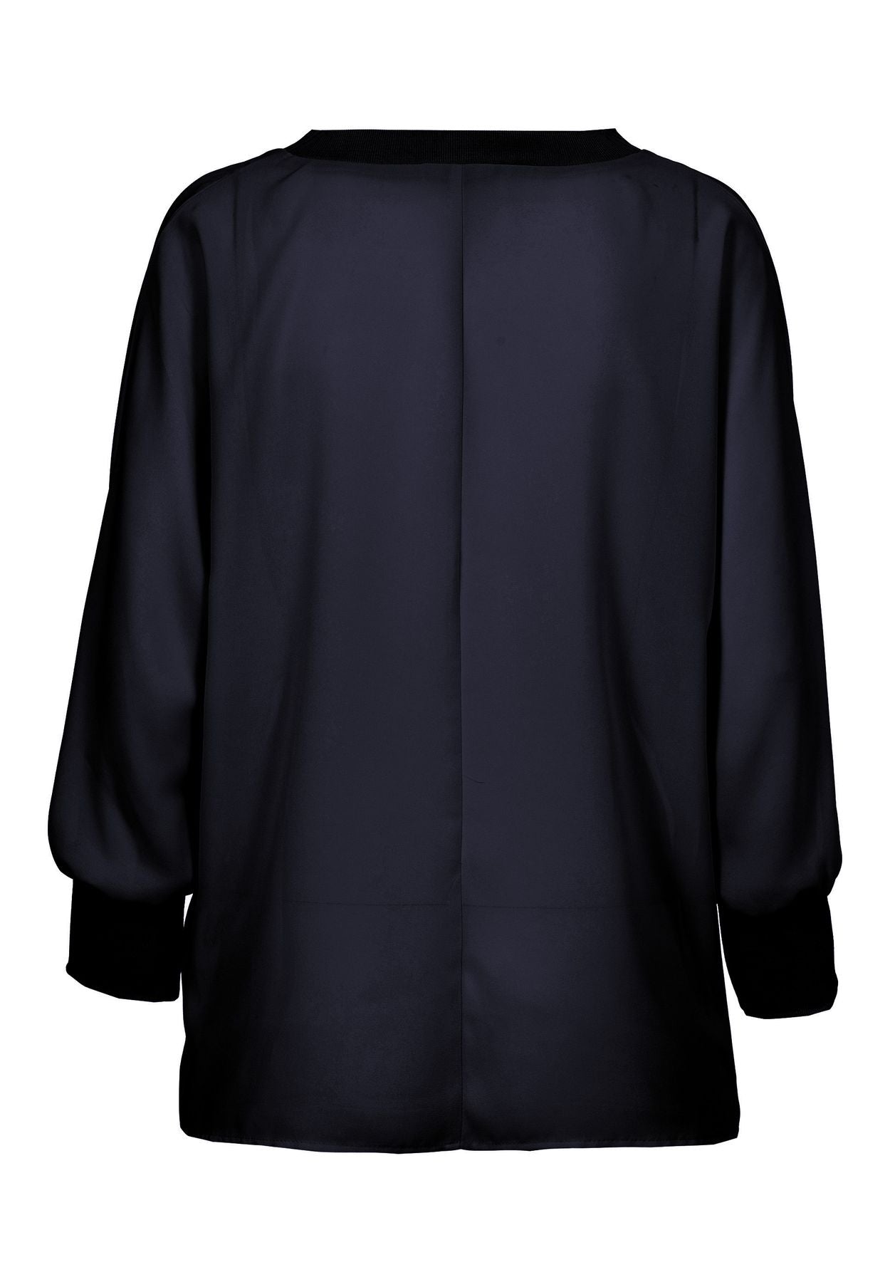 Bluse ELEMENTS mit Rippbündchen