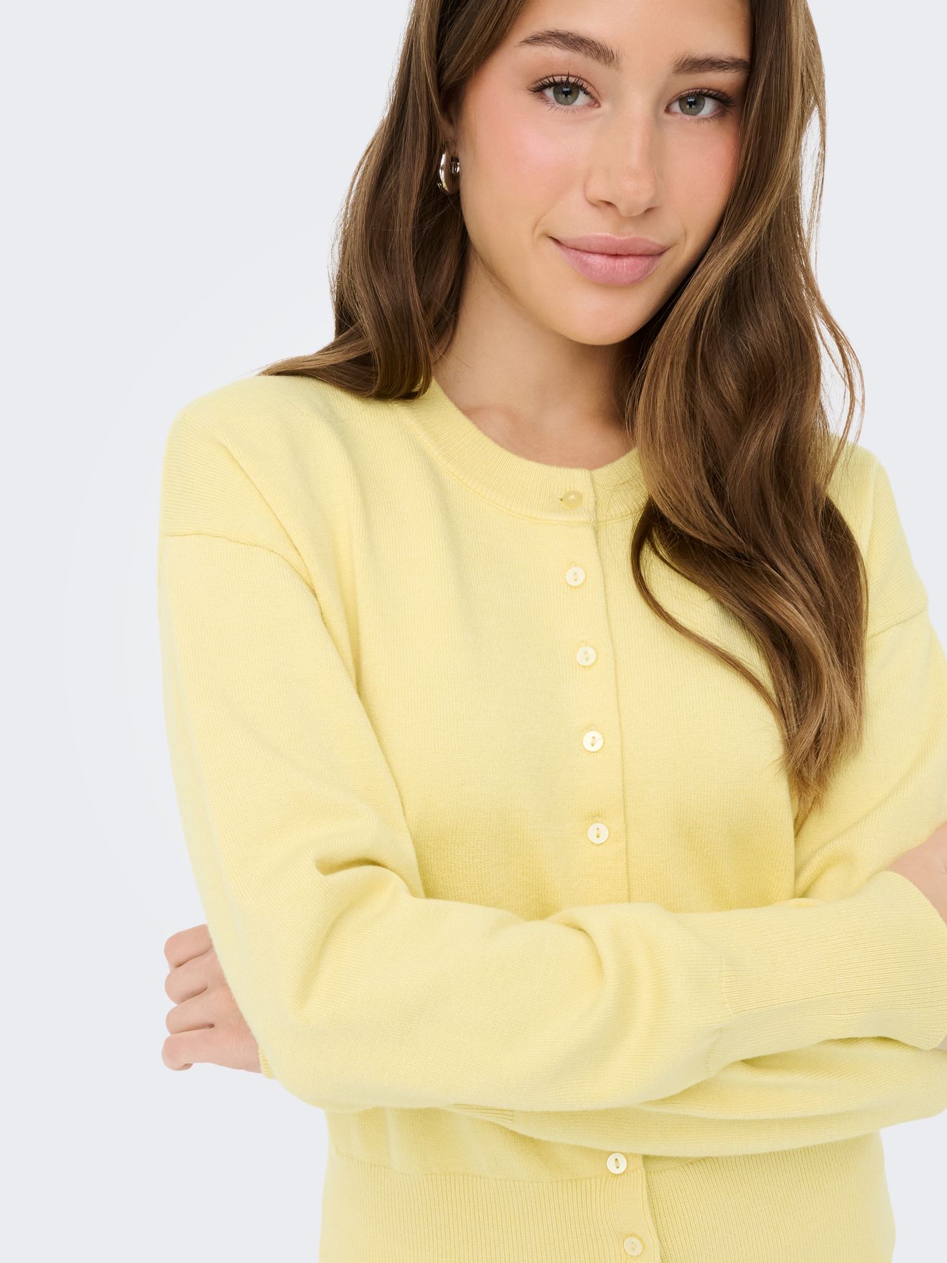 ONLMIO LS O-NECK BUTTON CARDIGA KNT NOOS