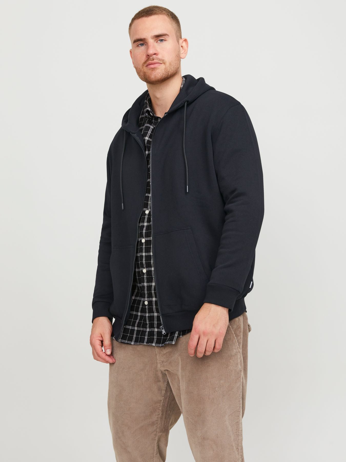 JJEBRADLEY SWEAT ZIP HOOD NOOS PLS