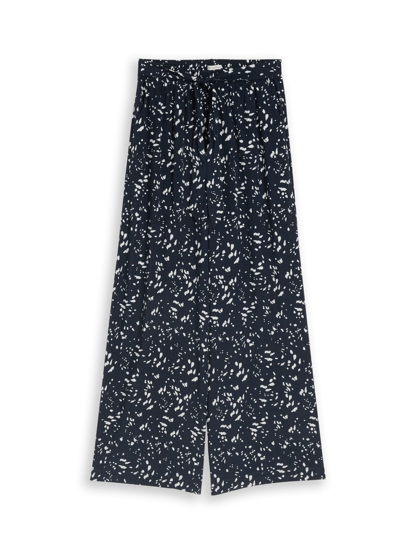 Loose Fit Palazzo Hose mit Muster