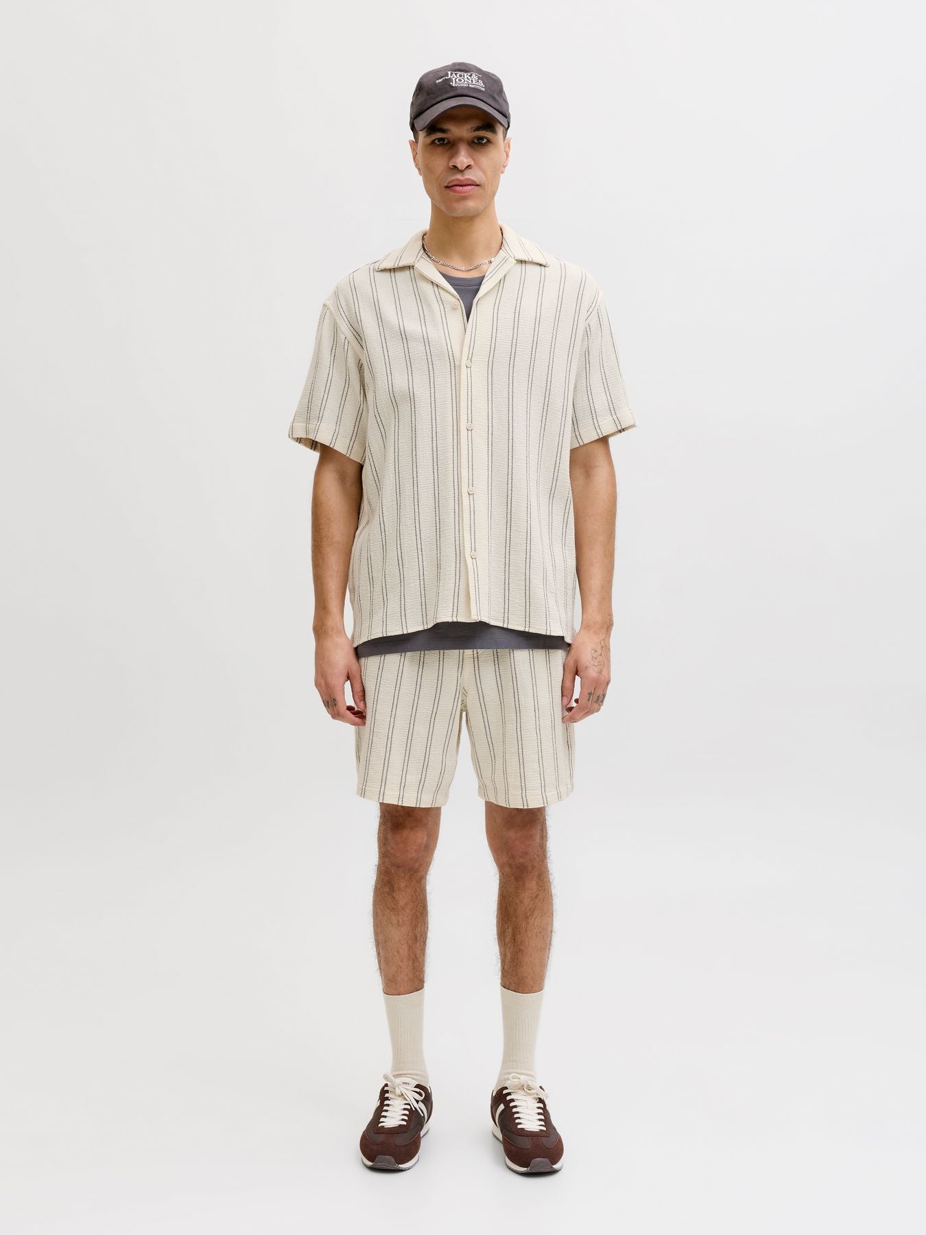 JJECOBA STRIPE RESORT SHIRT SS SN