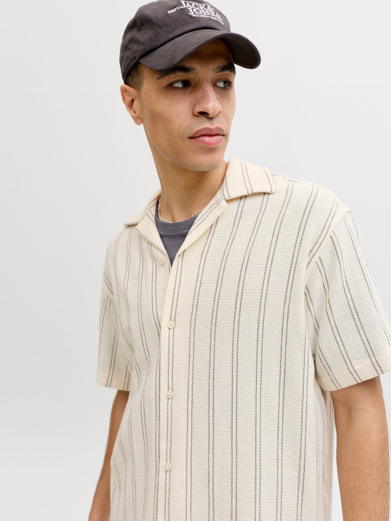 JJECOBA STRIPE RESORT SHIRT SS SN