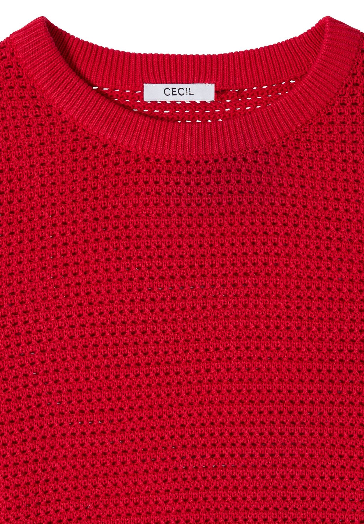 Kurzarm Pullover mit Struktur