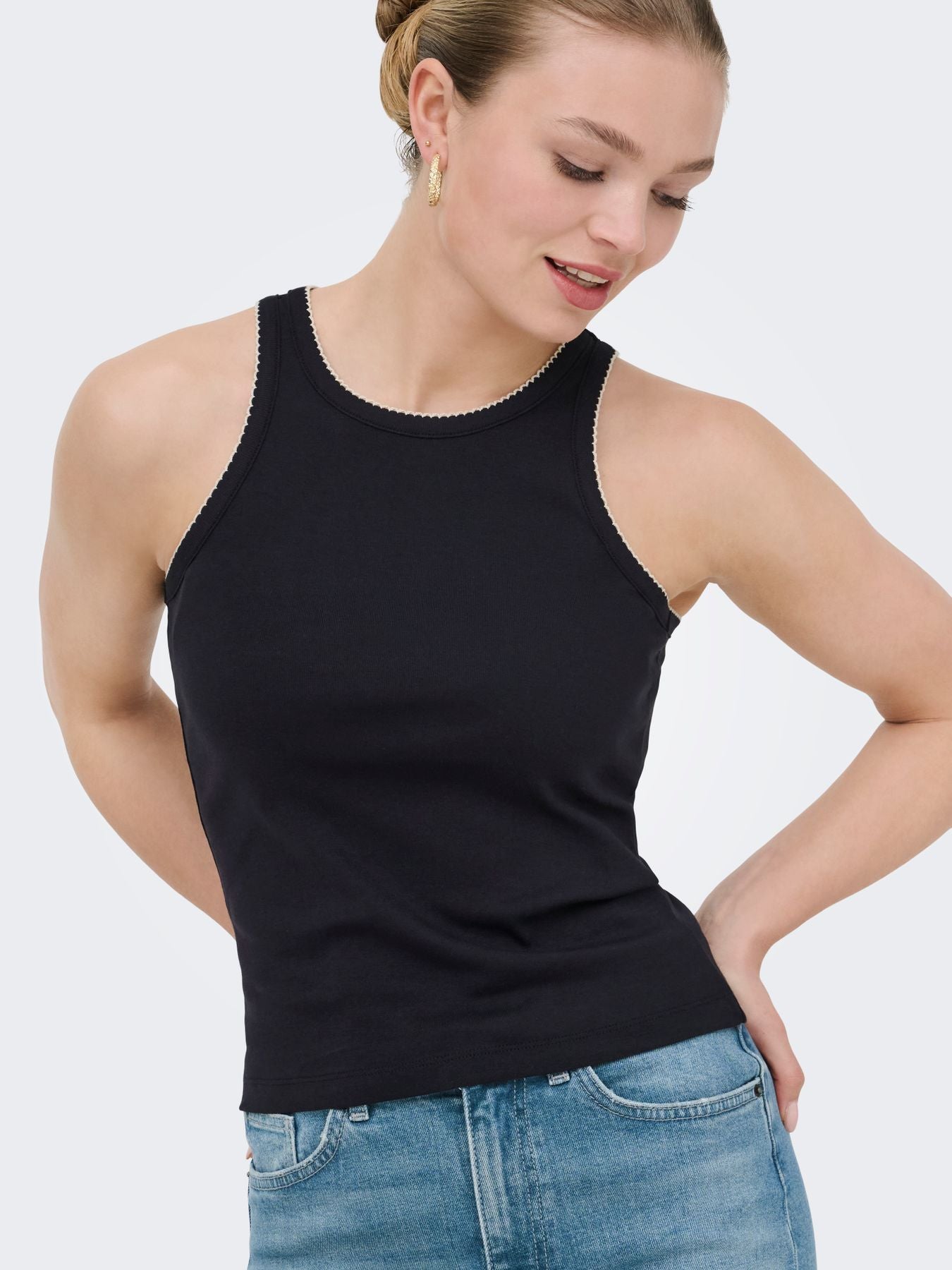 ONLALLY S/L TANK TOP JRS