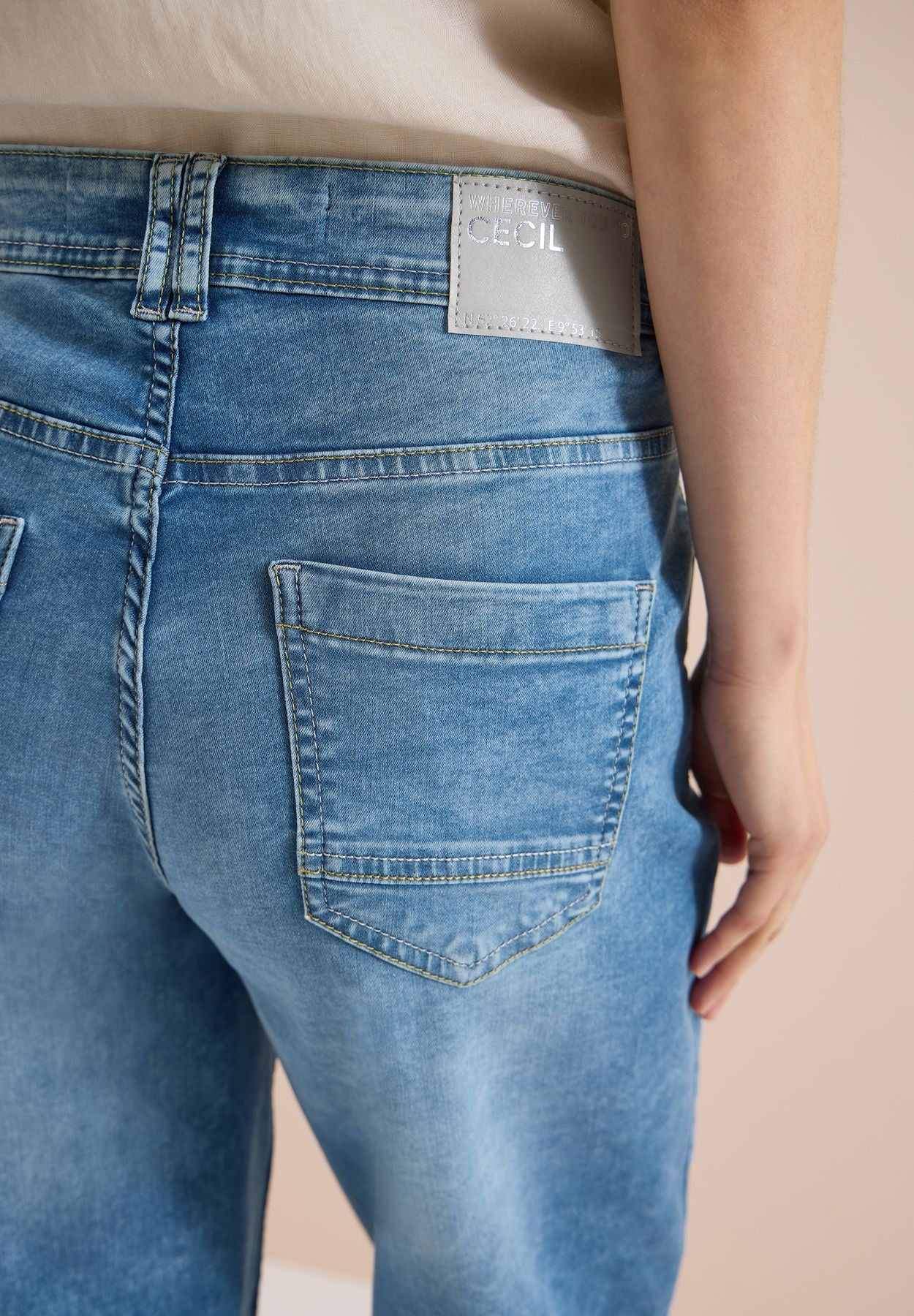 Wide Leg Jeansshorts im Loose Fit