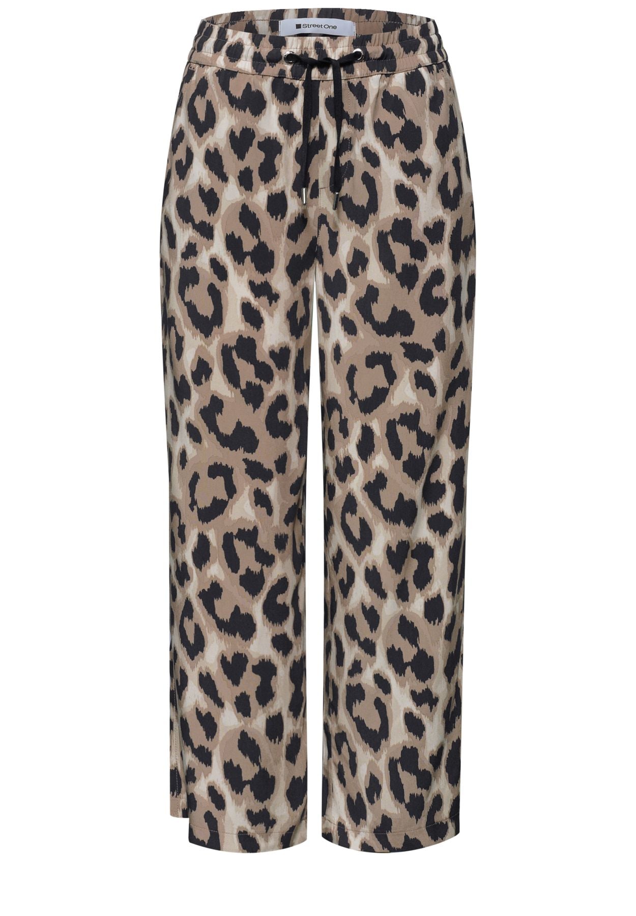 Wide Leg Hose im Loose Fit mit Print
