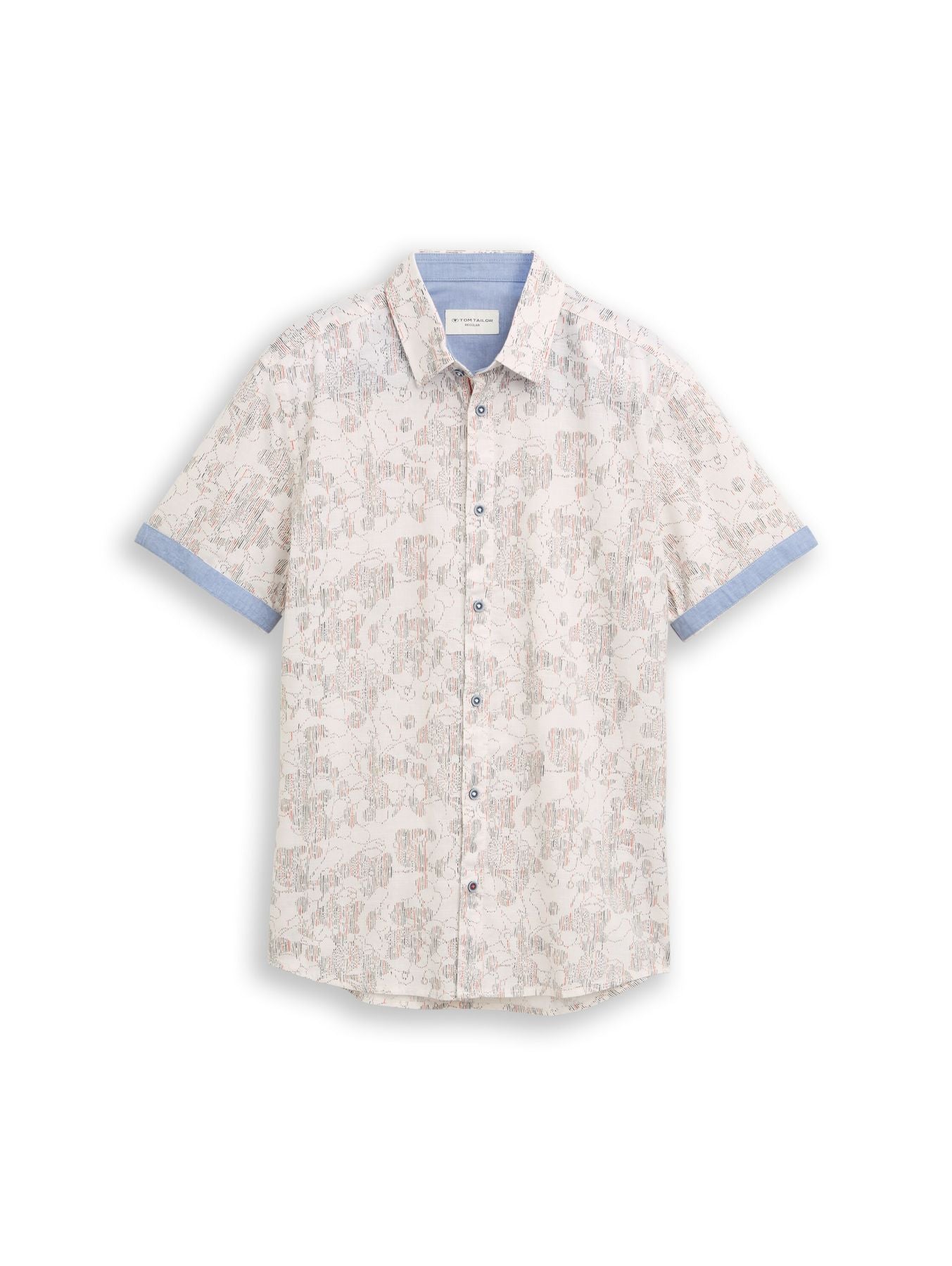Regular Fit Kurzarmhemd mit Muster