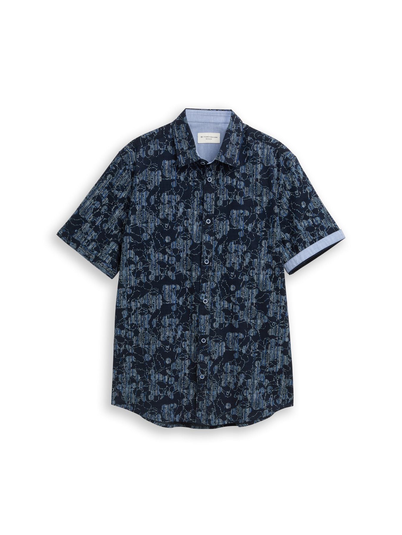 Regular Fit Kurzarmhemd mit Muster