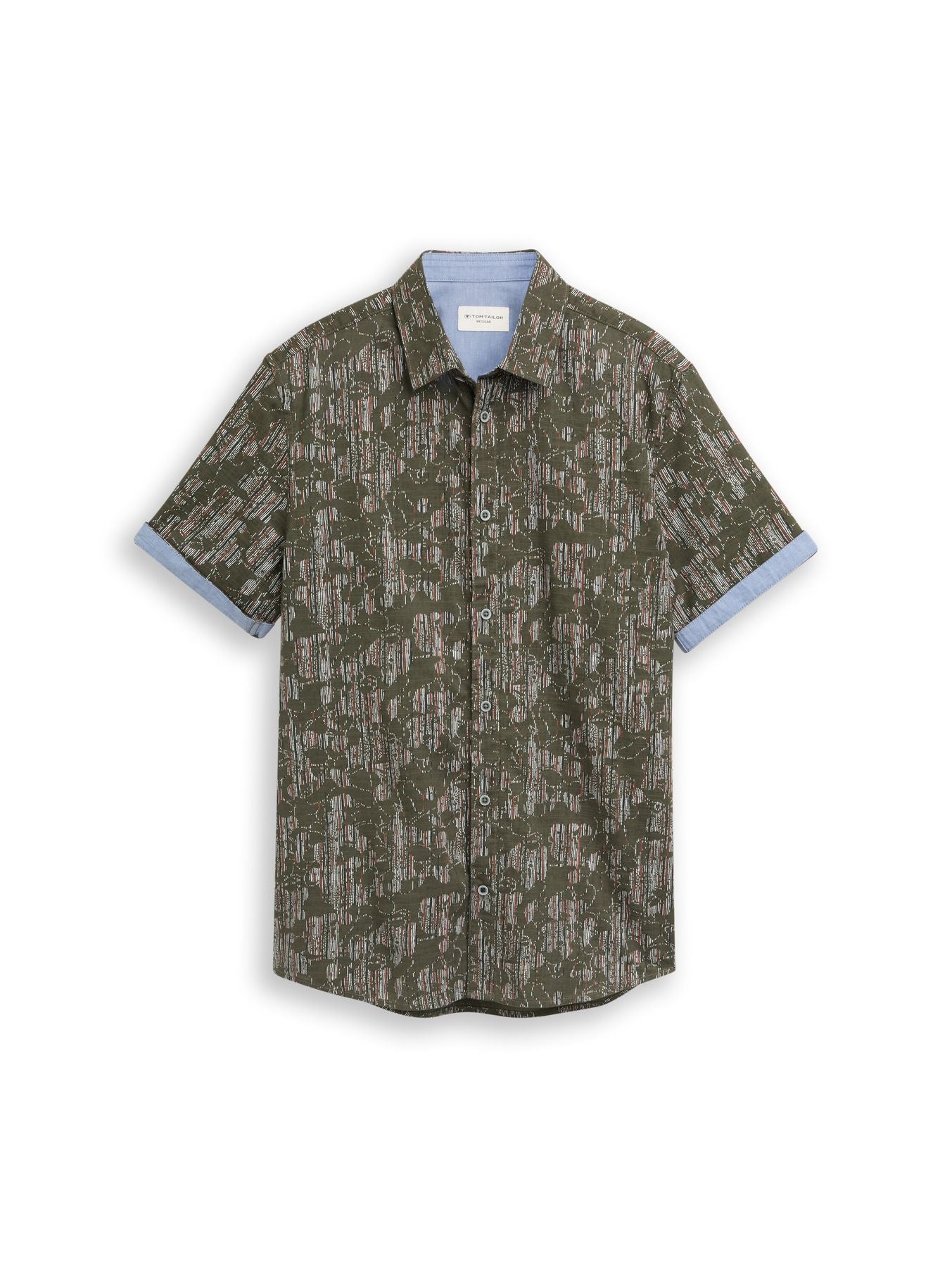 Regular Fit Kurzarmhemd mit Muster