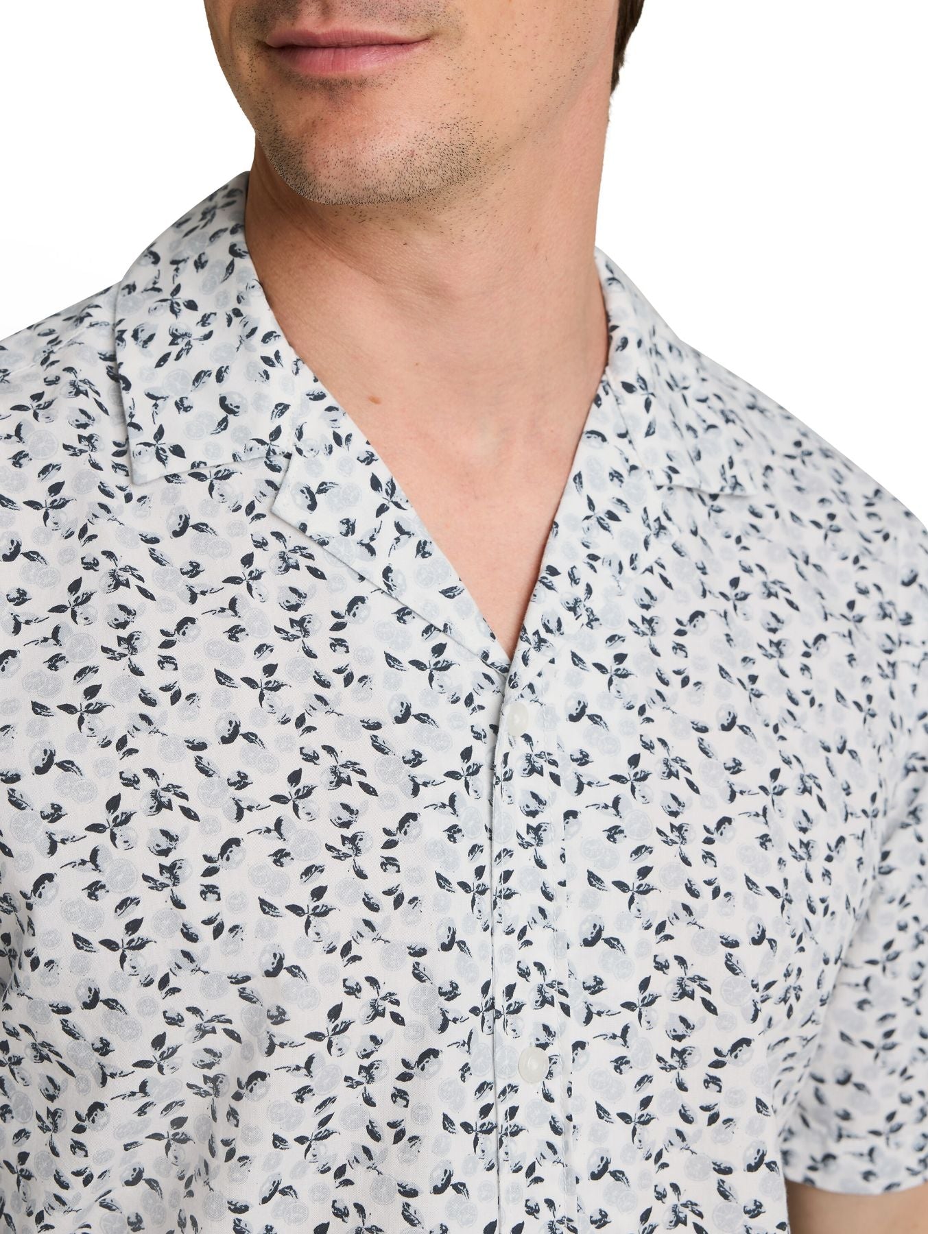 Regular Fit Resort Hemd mit Muster