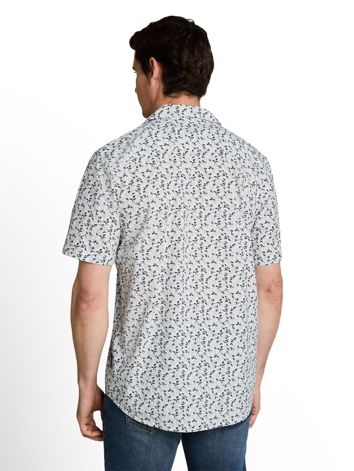 Regular Fit Resort Hemd mit Muster