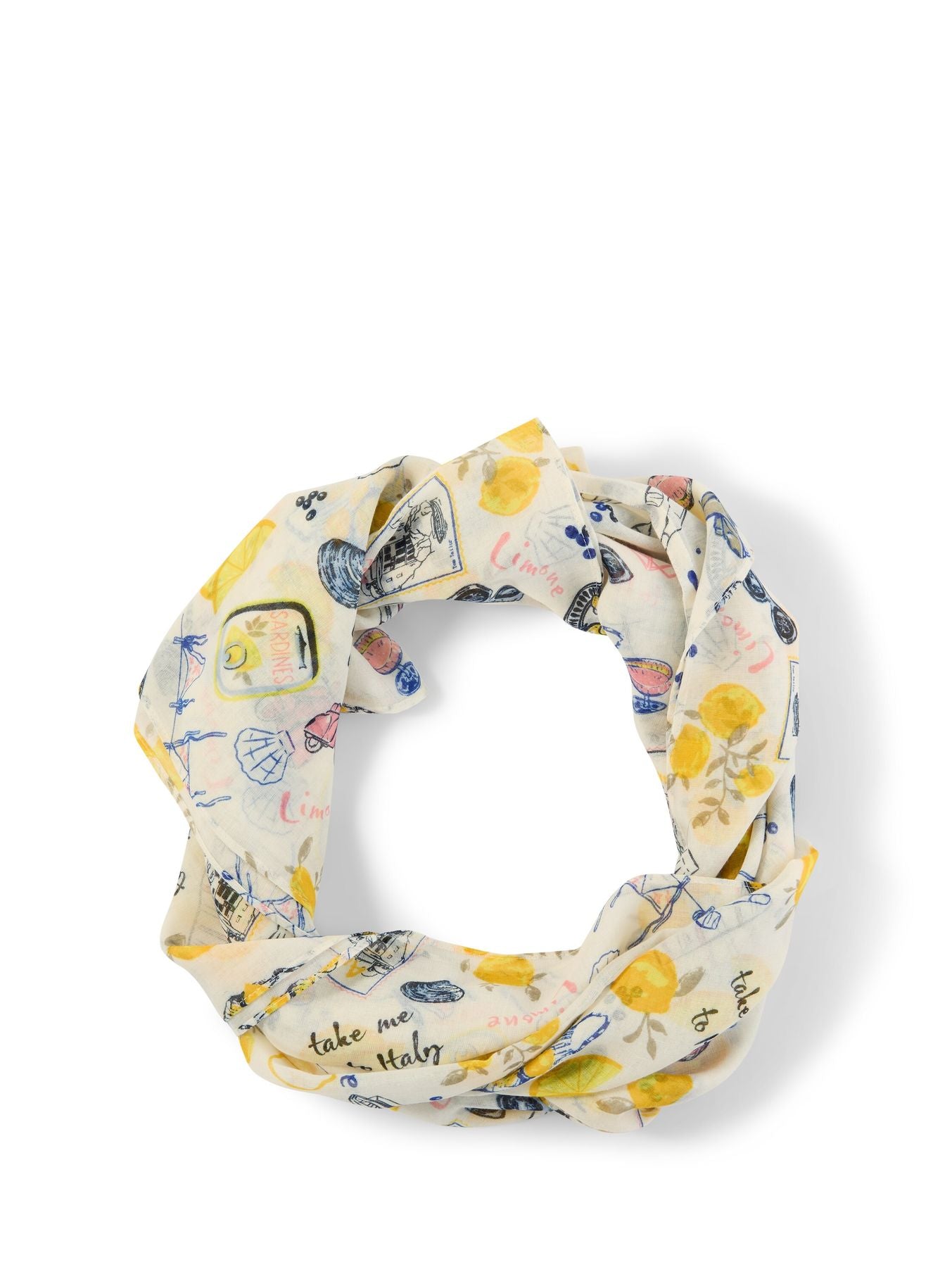 Loop-Schal mit Print