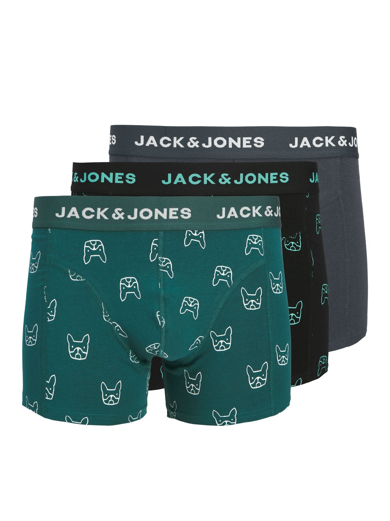 JACDENIM DOG TRUNKS 3 PACK NOOS