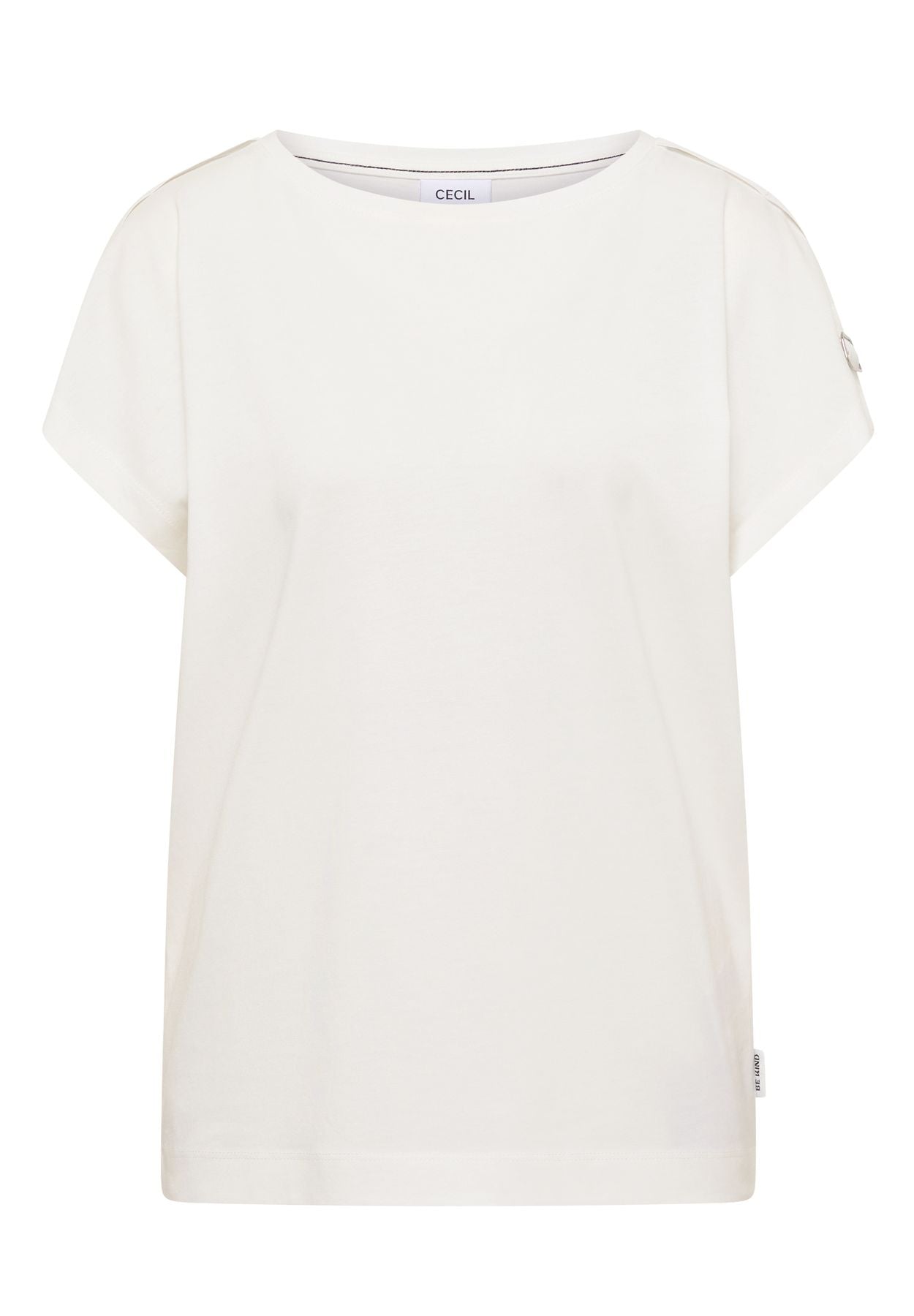 Kurzarm Shirt mit Schnallendetail