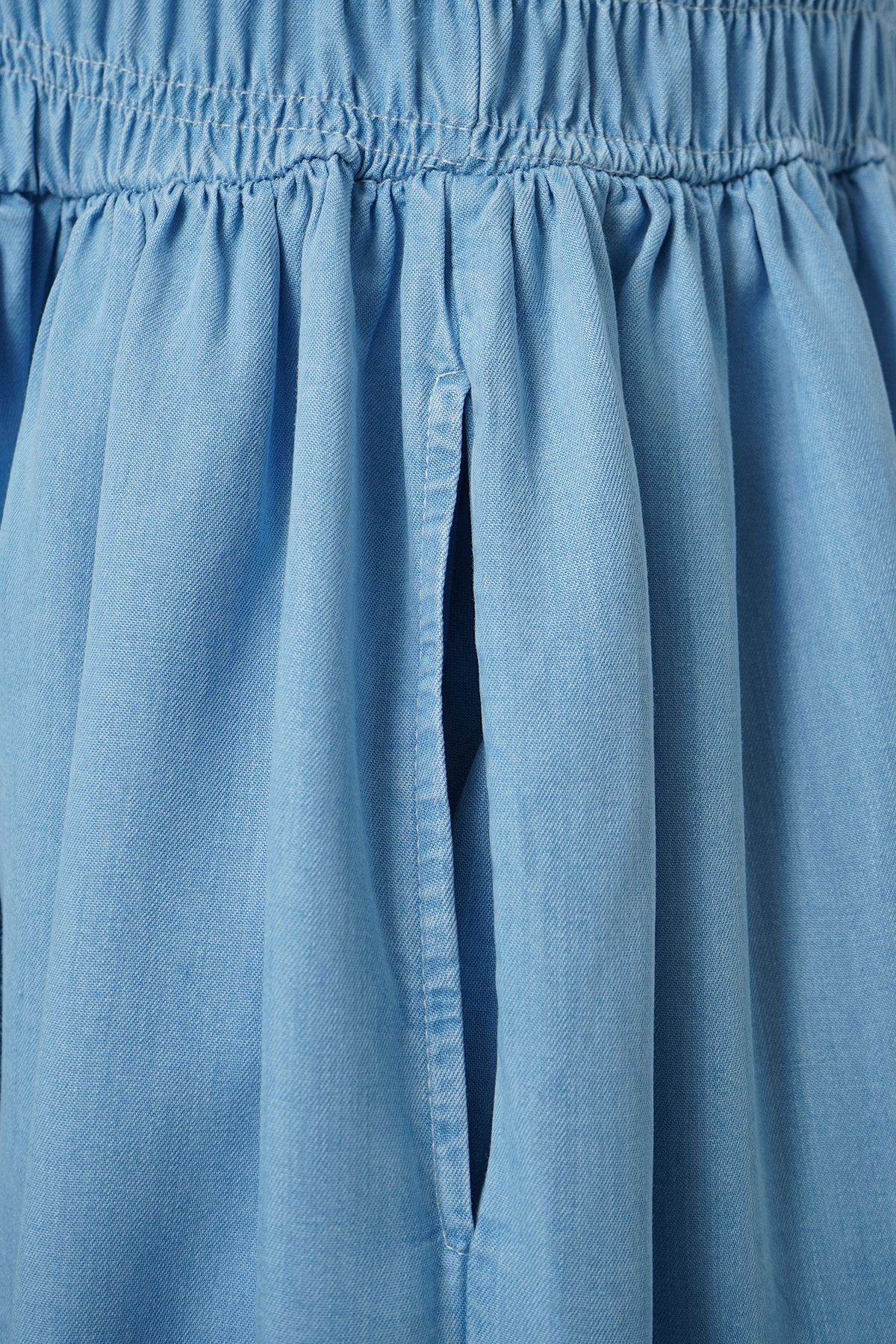 Lyocell Denim Smock Dress