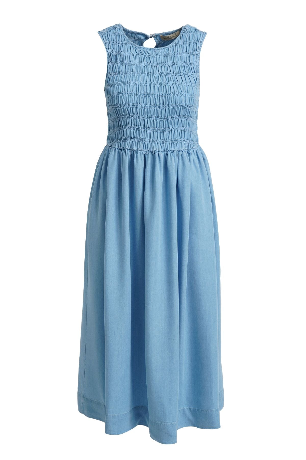 Lyocell Denim Smock Dress