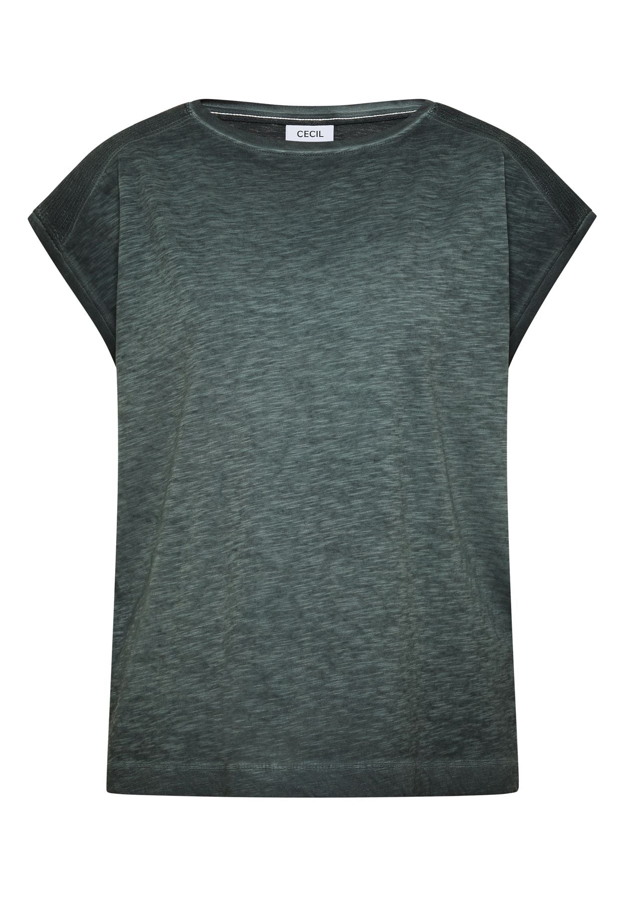 T-Shirt aus Jersey im Garment Dye Look