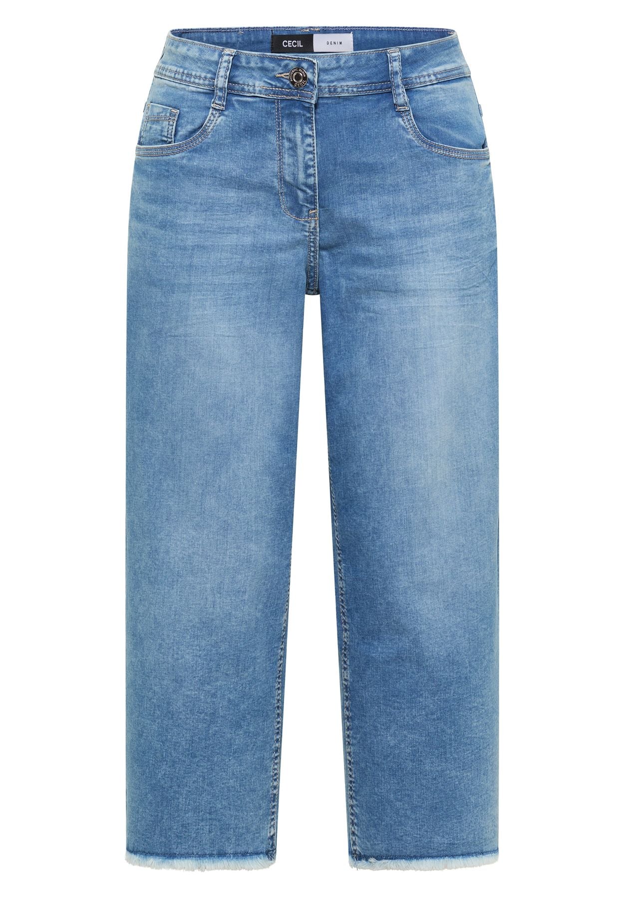 3/4 Wide Leg Jeans im Loose Fit