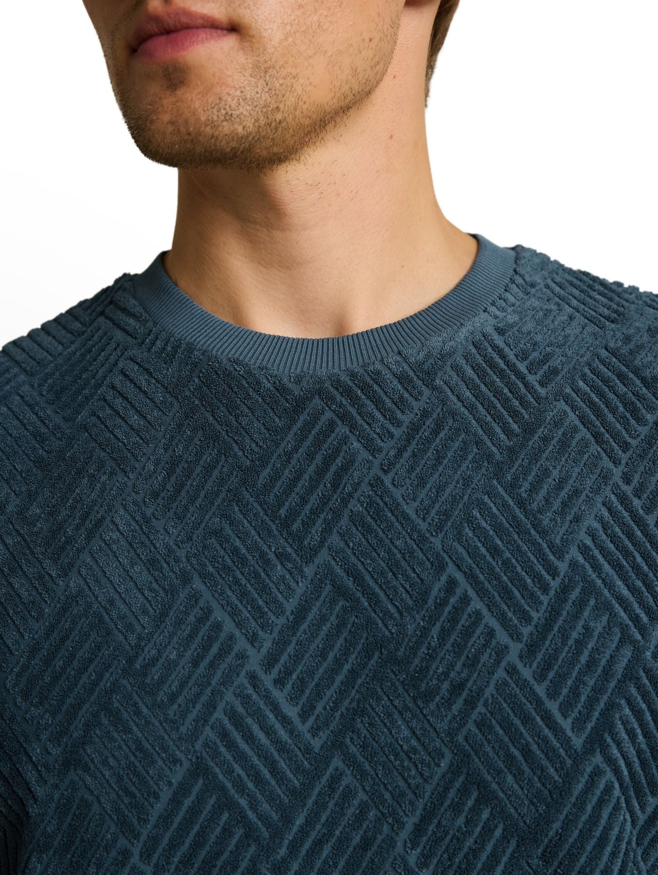 Relaxed Fit T-Shirt mit Struktur