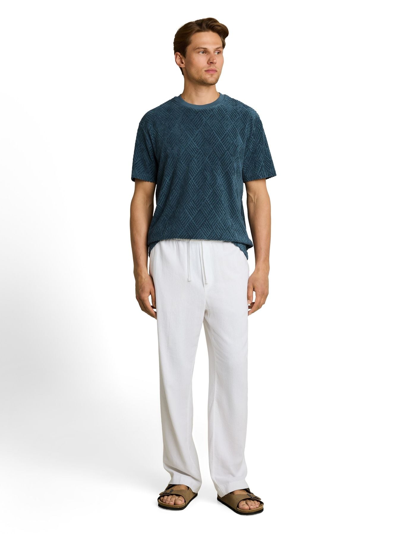 Relaxed Fit T-Shirt mit Struktur