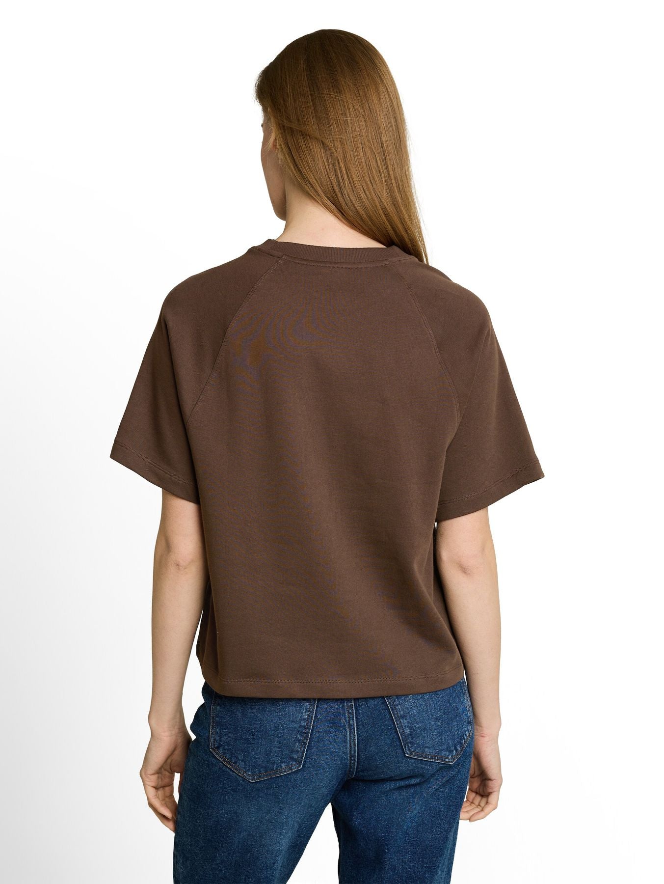 Loose Fit Sweatshirt mit Kurzarm