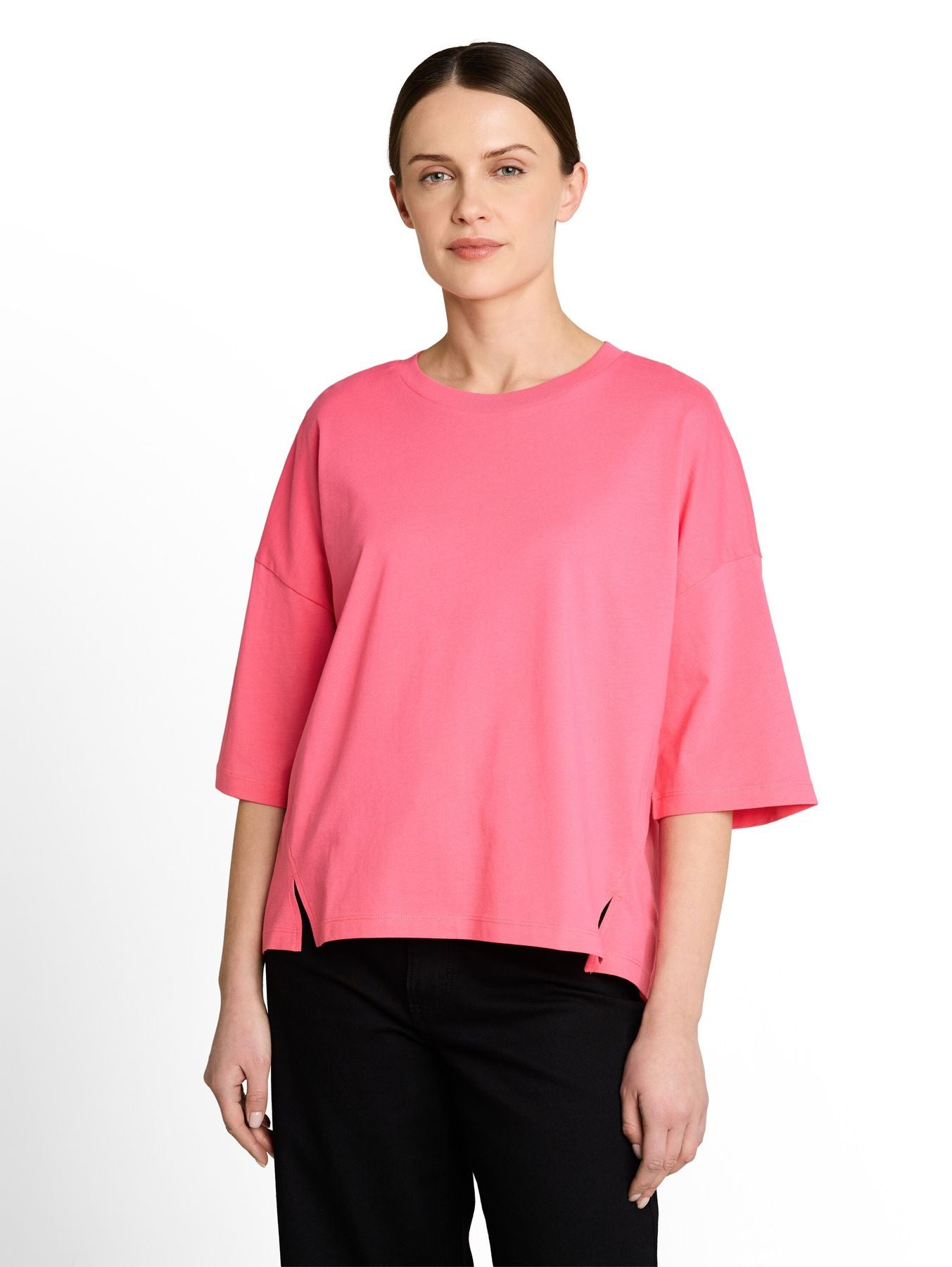 Boxy Fit T-Shirt aus Baumwolle
