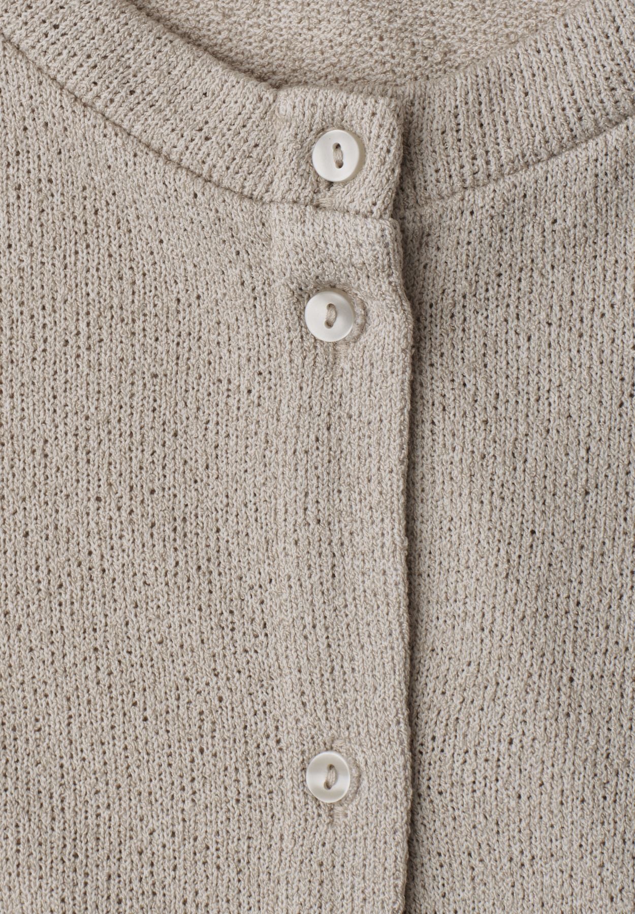 3/4-Arm Jacke in Strick-Optik