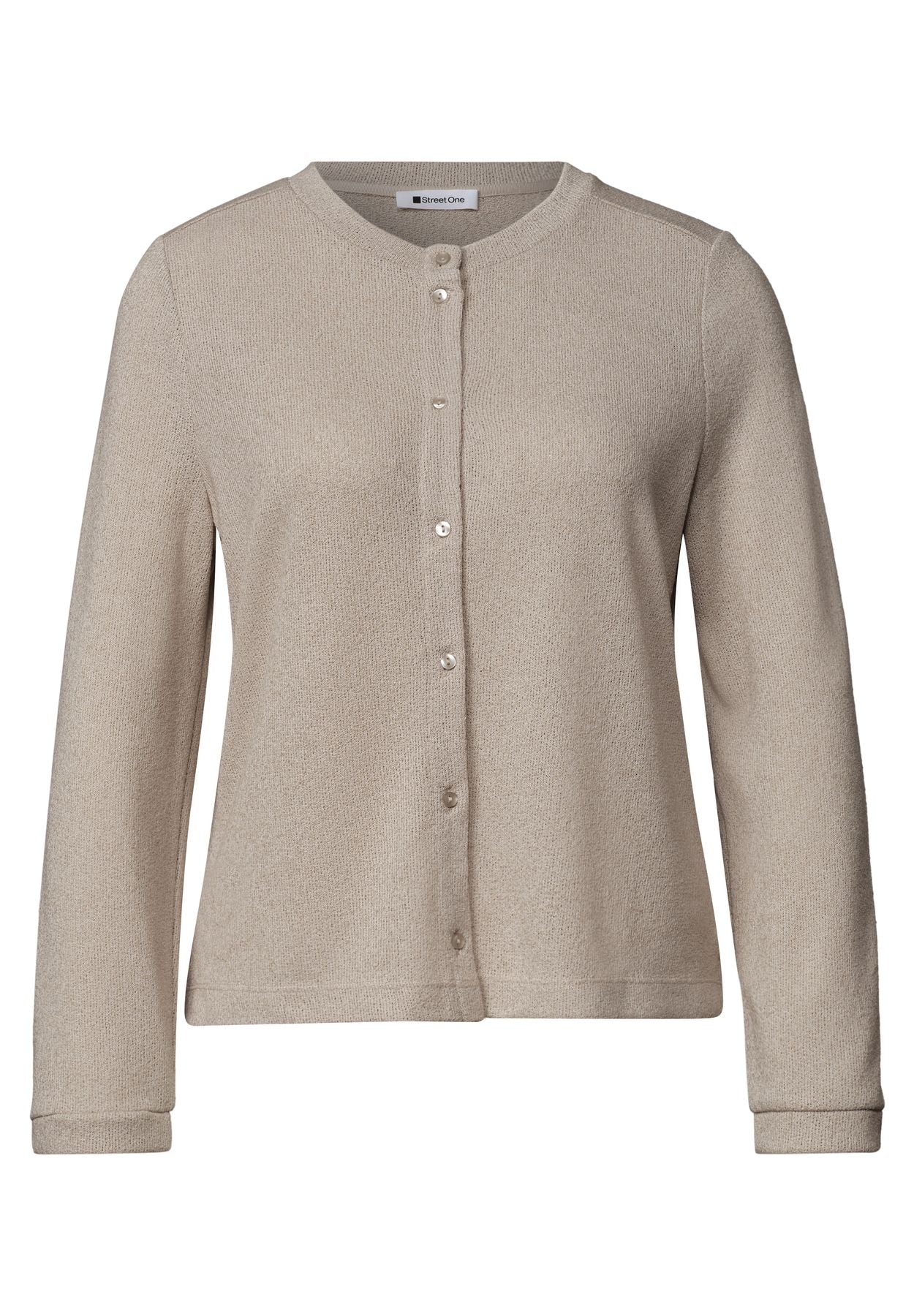 3/4-Arm Jacke in Strick-Optik
