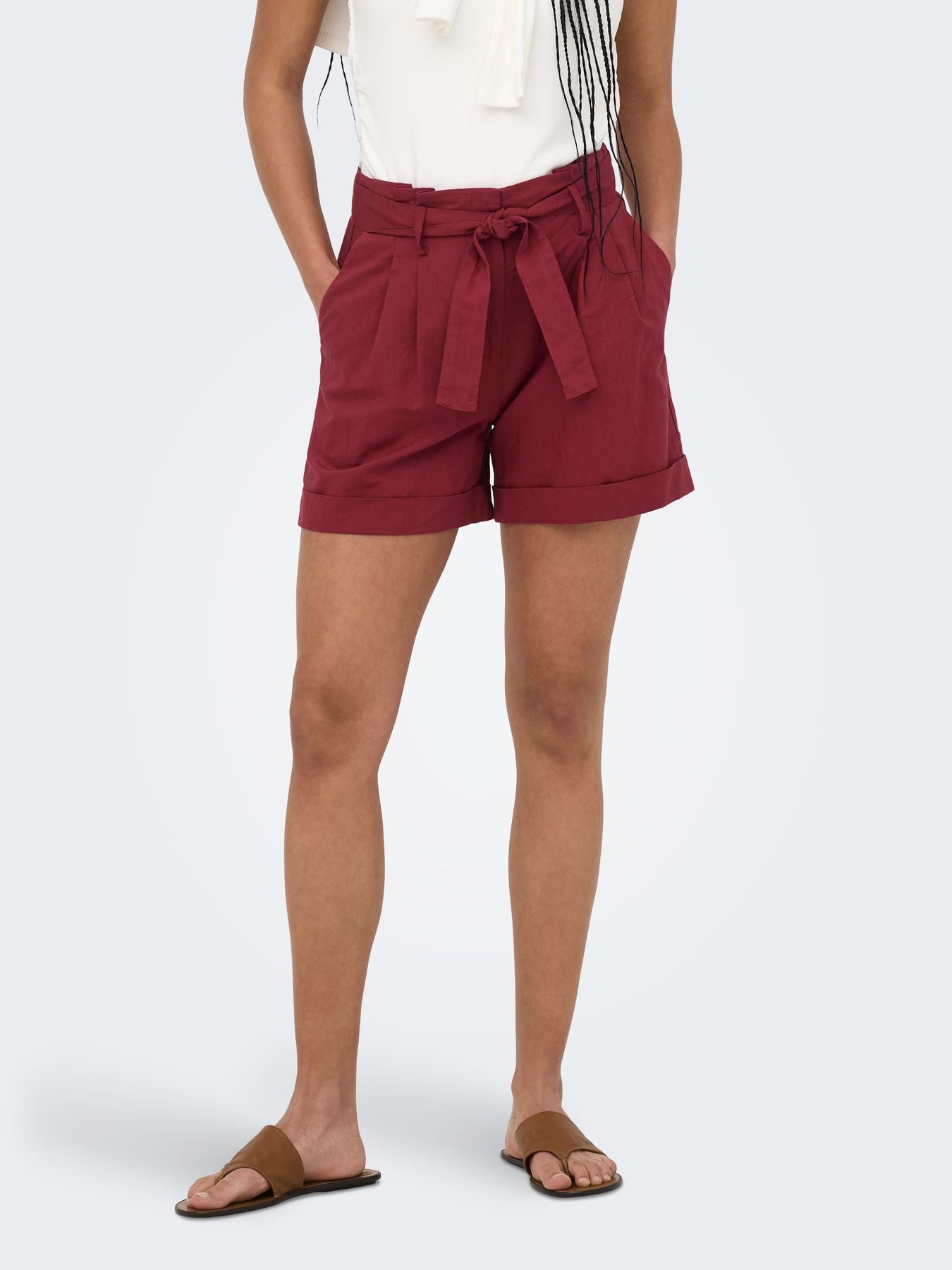 ONLISOLA HW BELT SHORTS PNT