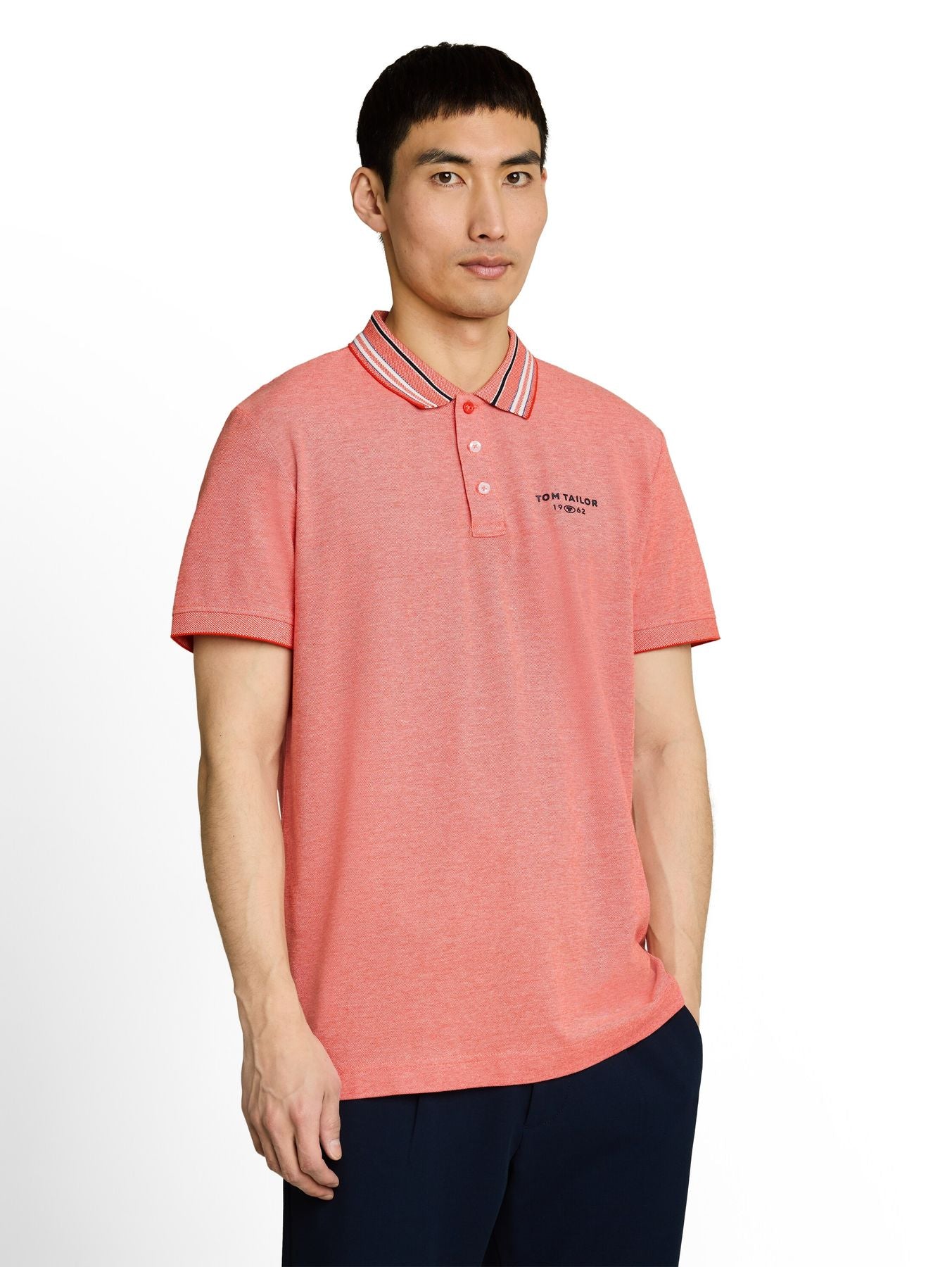 Piqué Poloshirt mit Logo-Print
