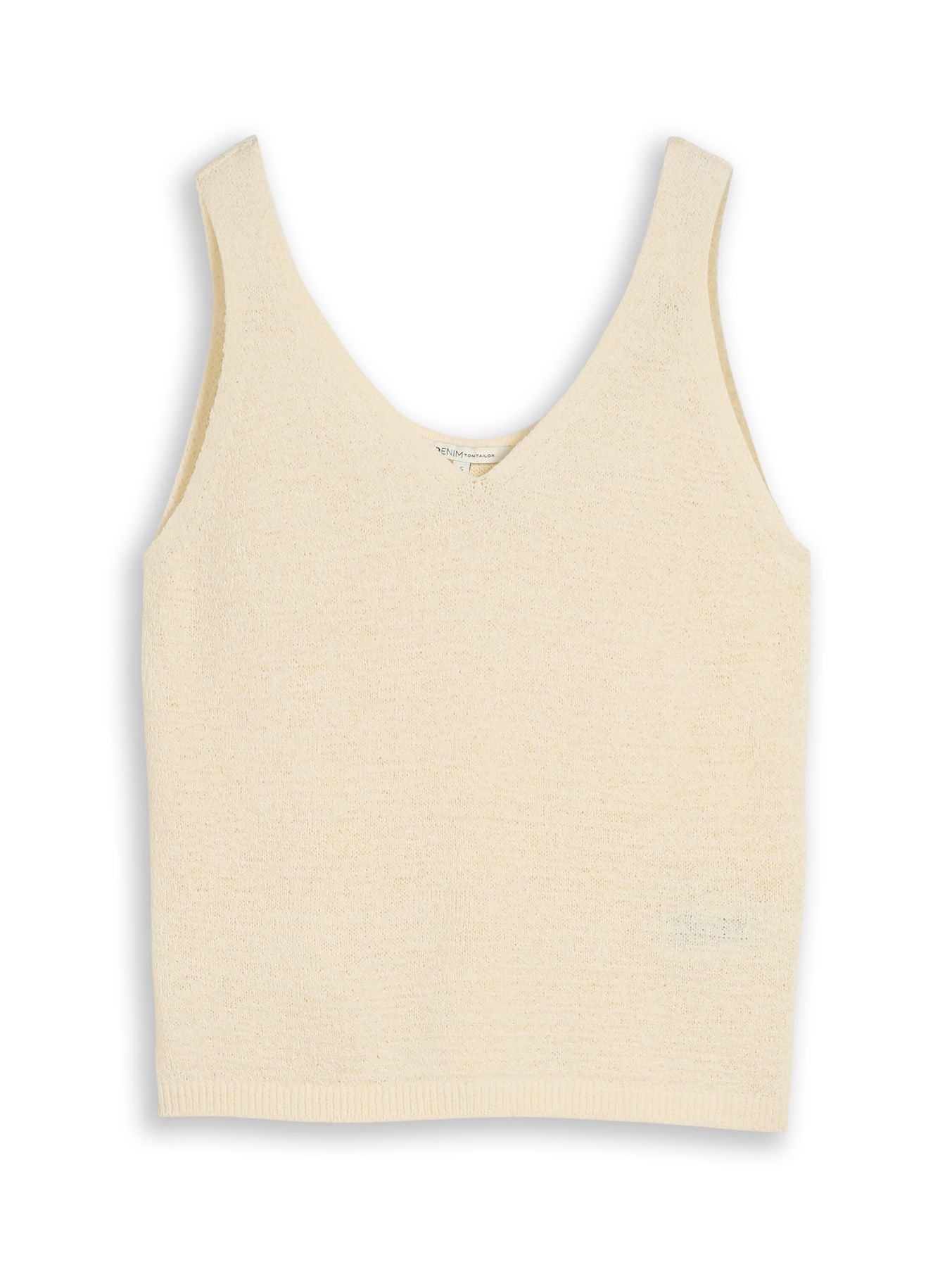 Relaxed Fit Stricktop mit V-Ausschnitt