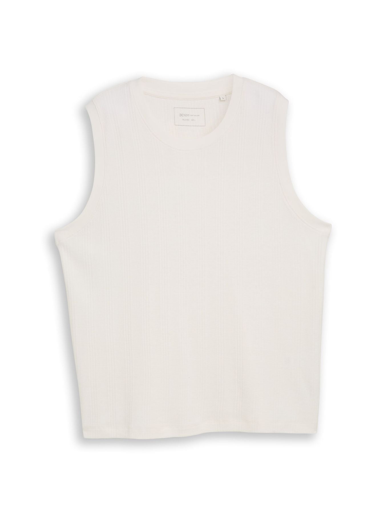 Relaxed Fit Tanktop mit Waffelstruktur