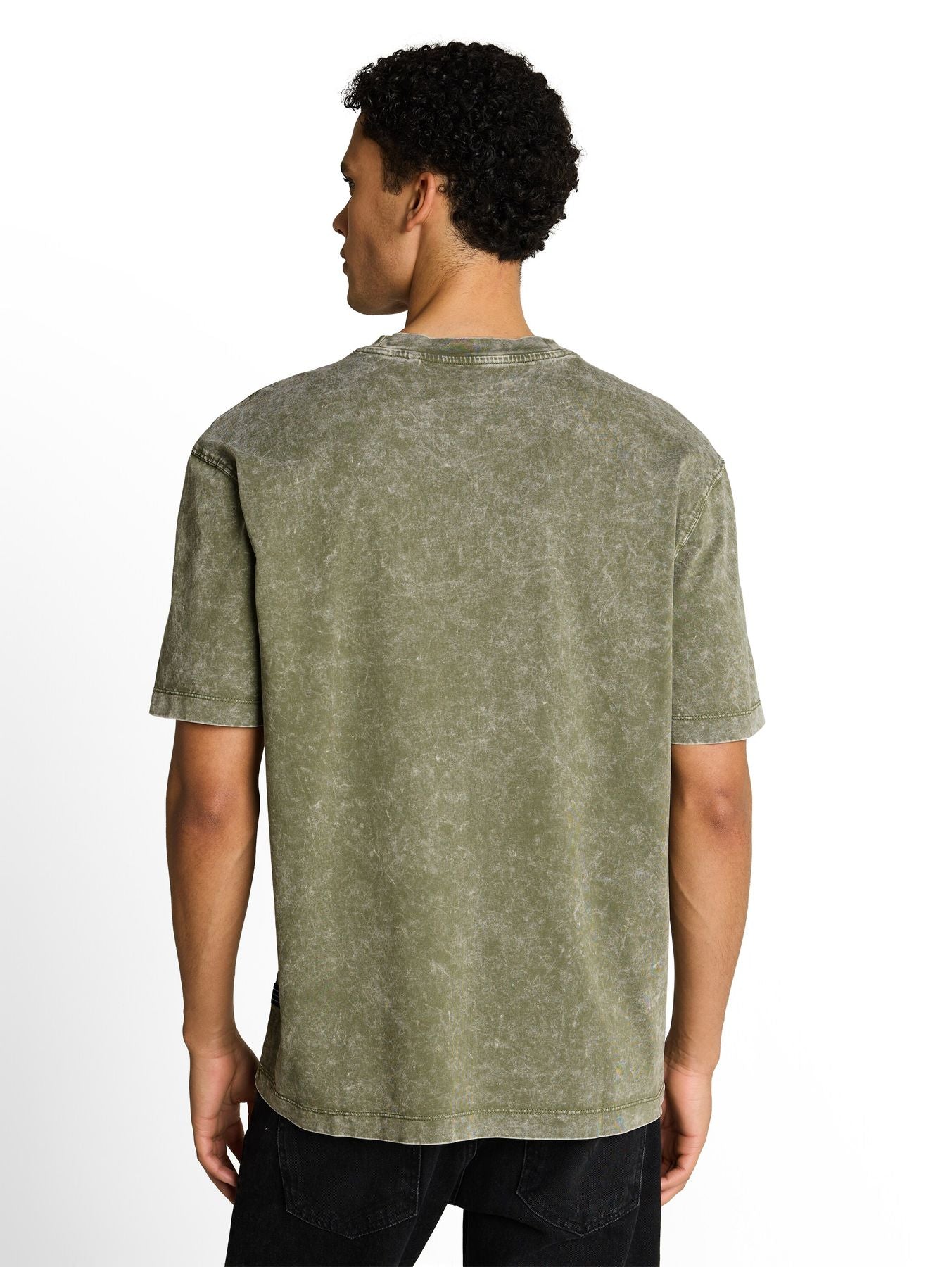 Relaxed Fit T-Shirt mit Washed-Out Effekt