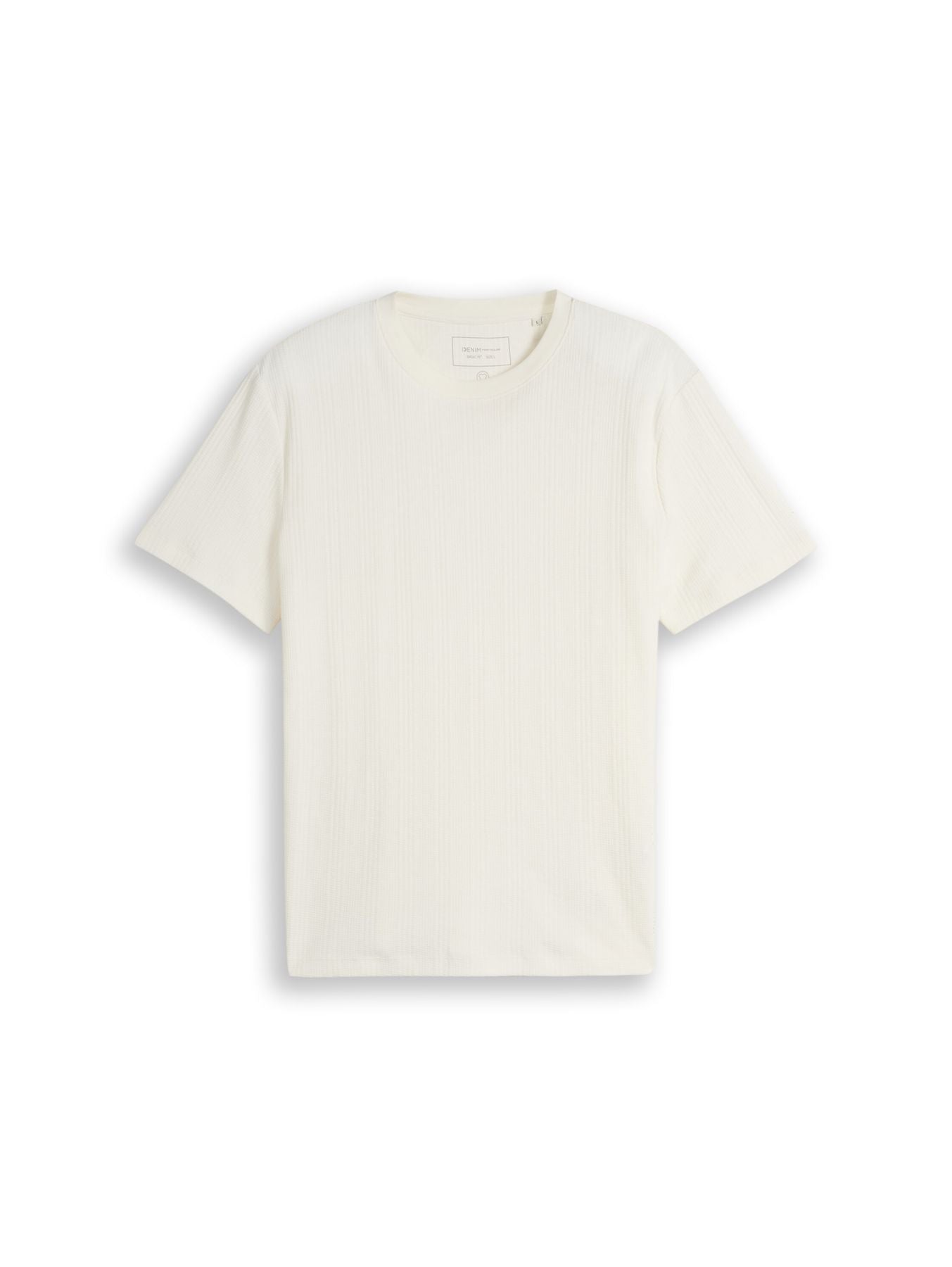 T-Shirt mit Waffelstruktur