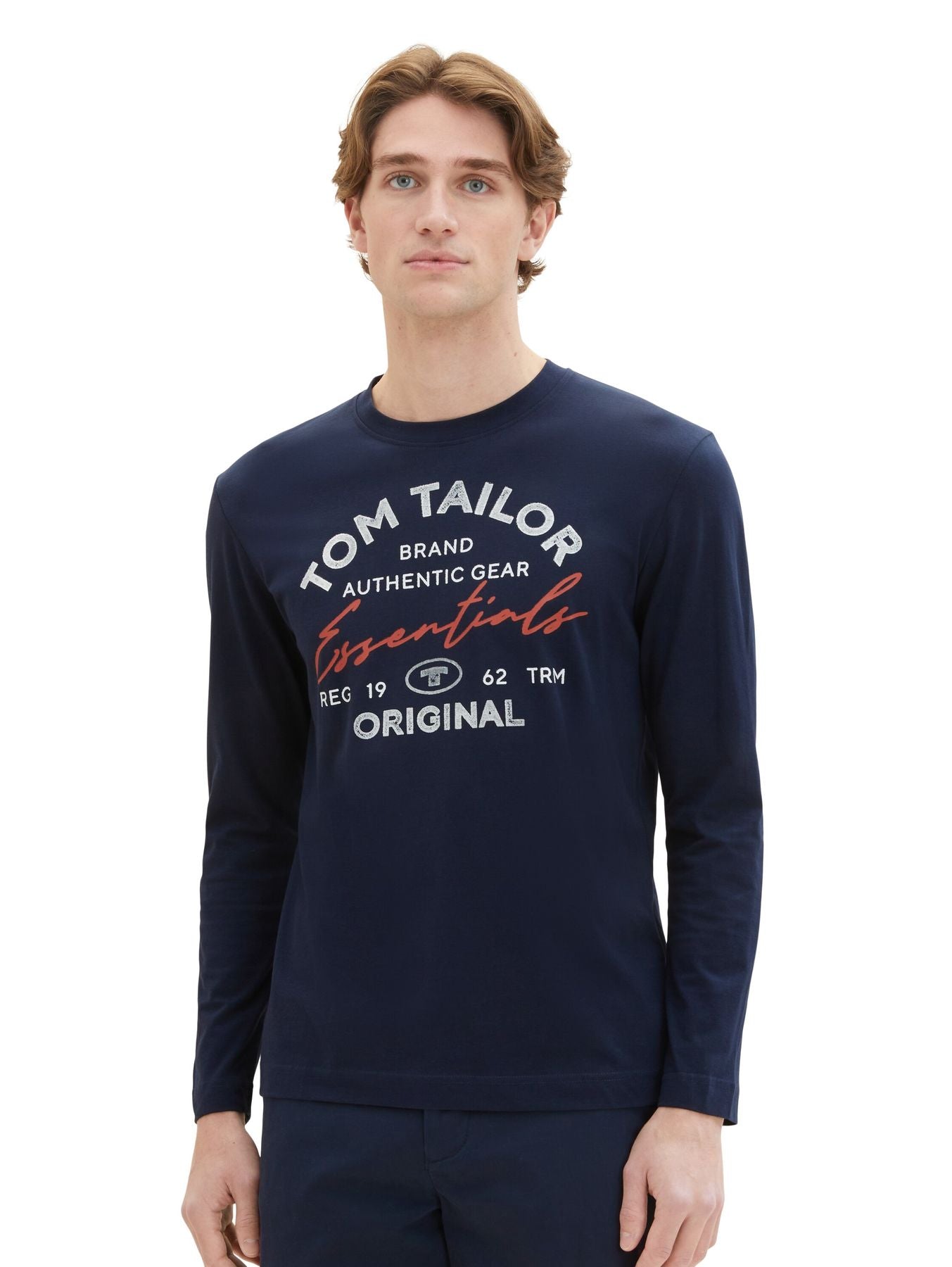 Langarmshirt mit Logo-Print