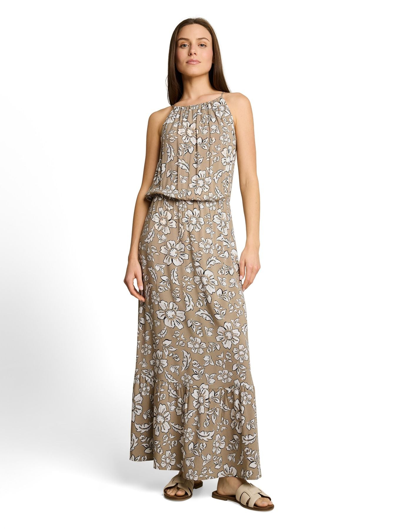 Maxi-Kleid aus Viskose
