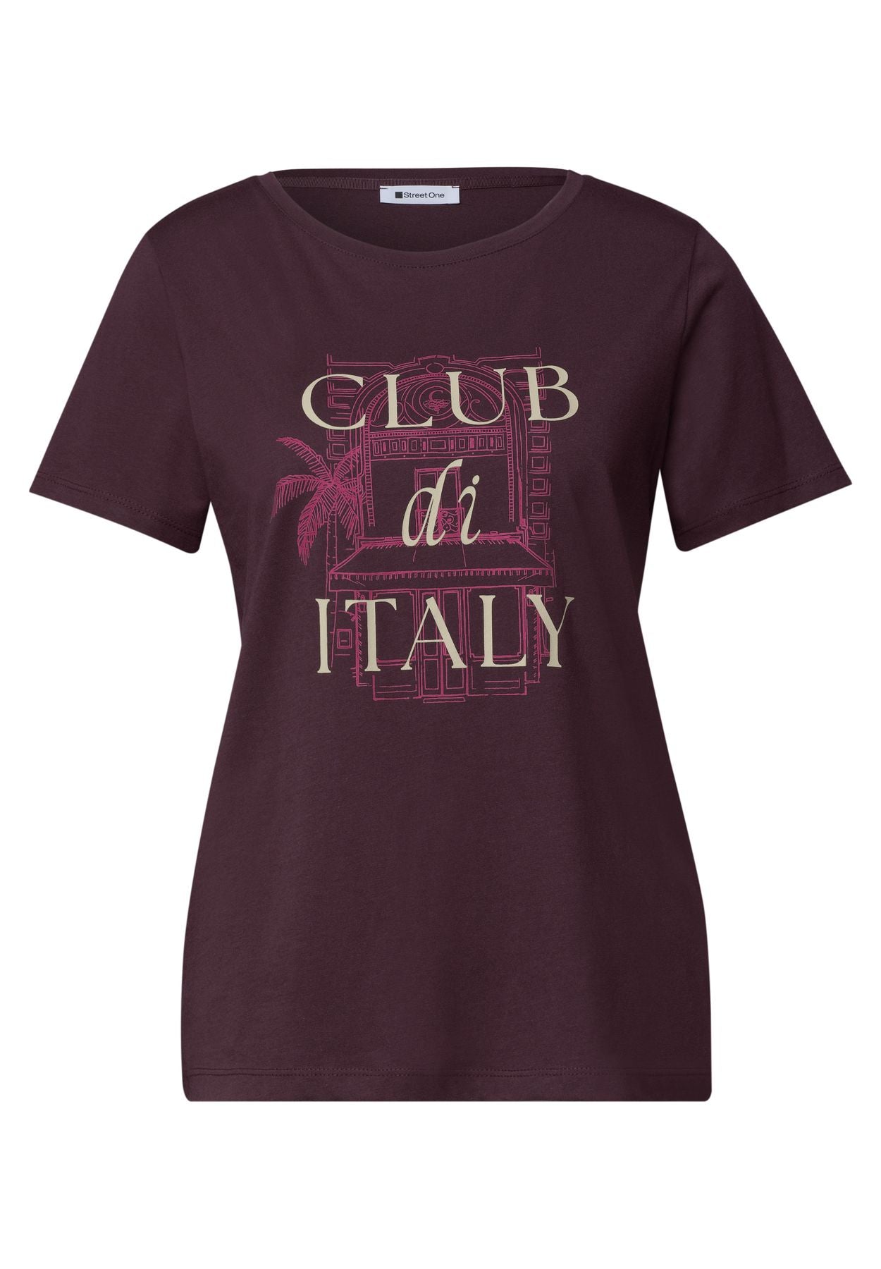 T-Shirt mit Rundhals und Artwork