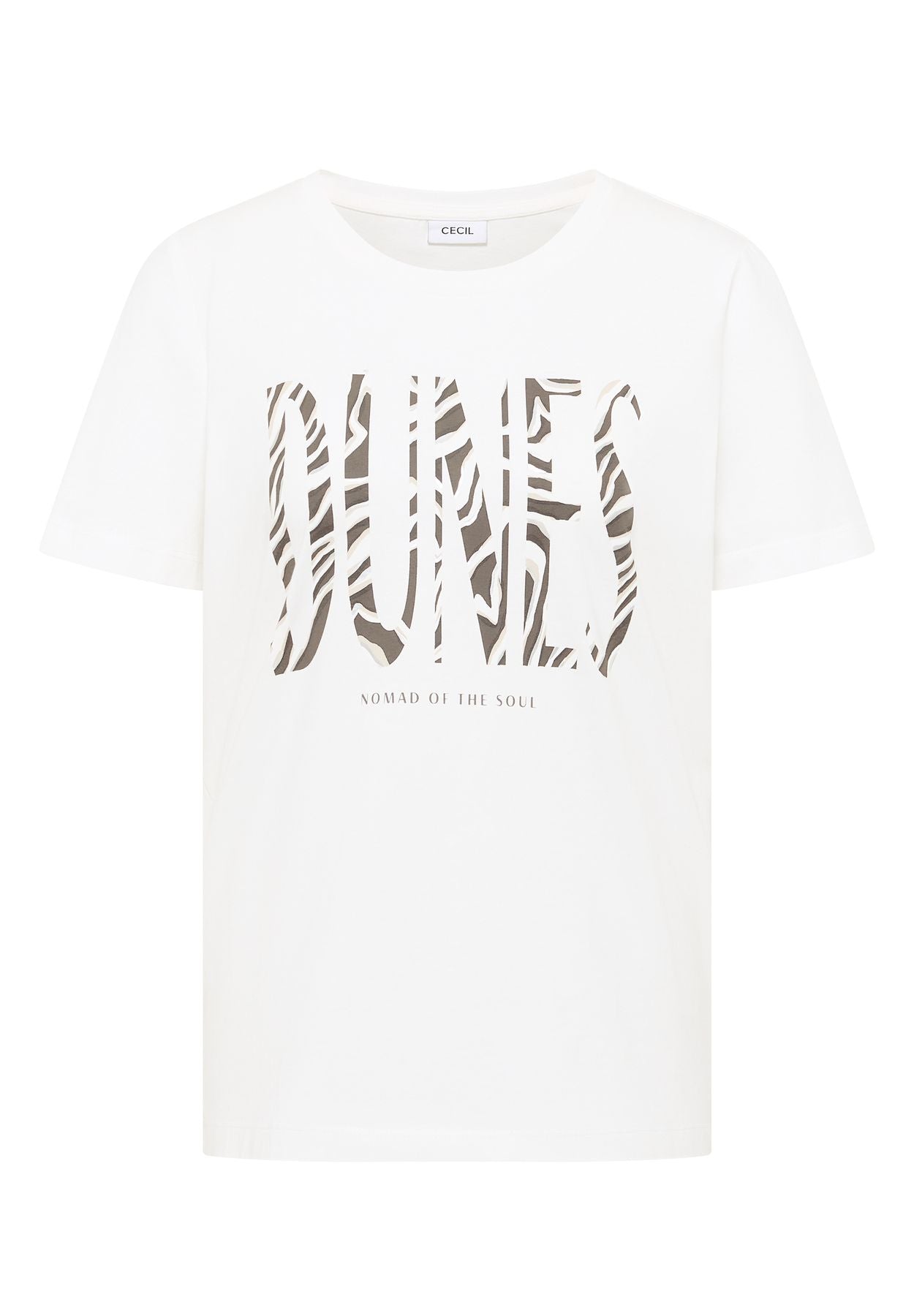 T-Shirt mit Rundhals und Frontprint