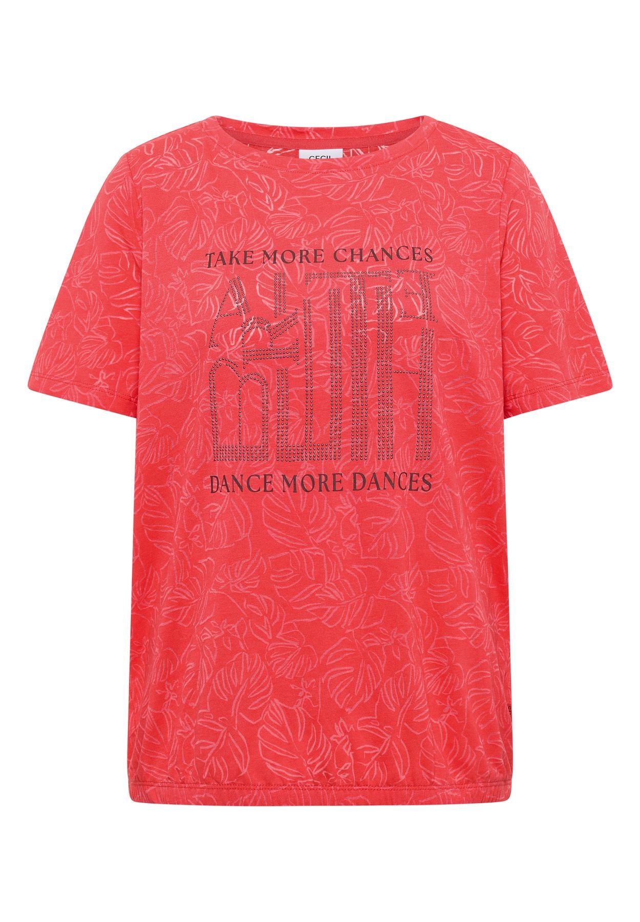 T-Shirt in Ausbrenner-Optik