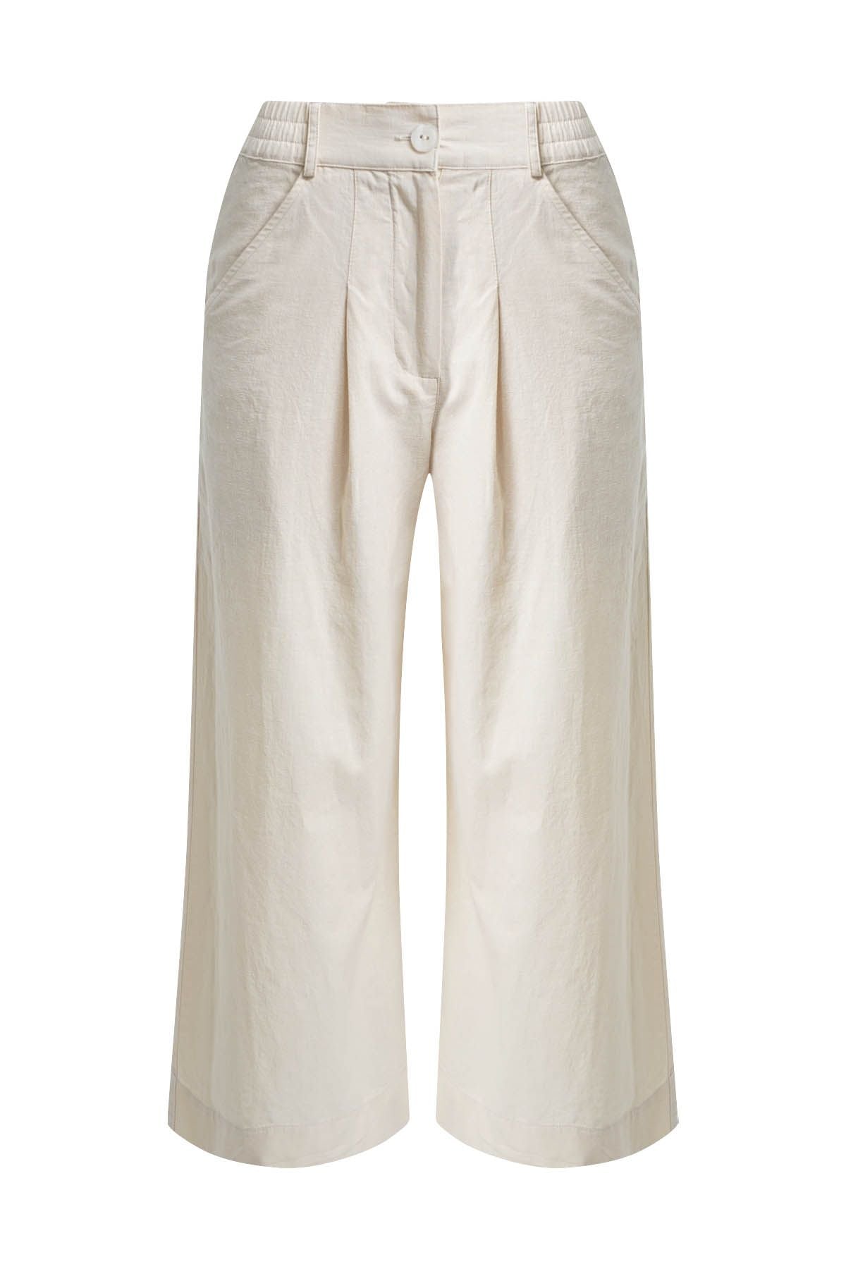 Linen Blended Bermuda