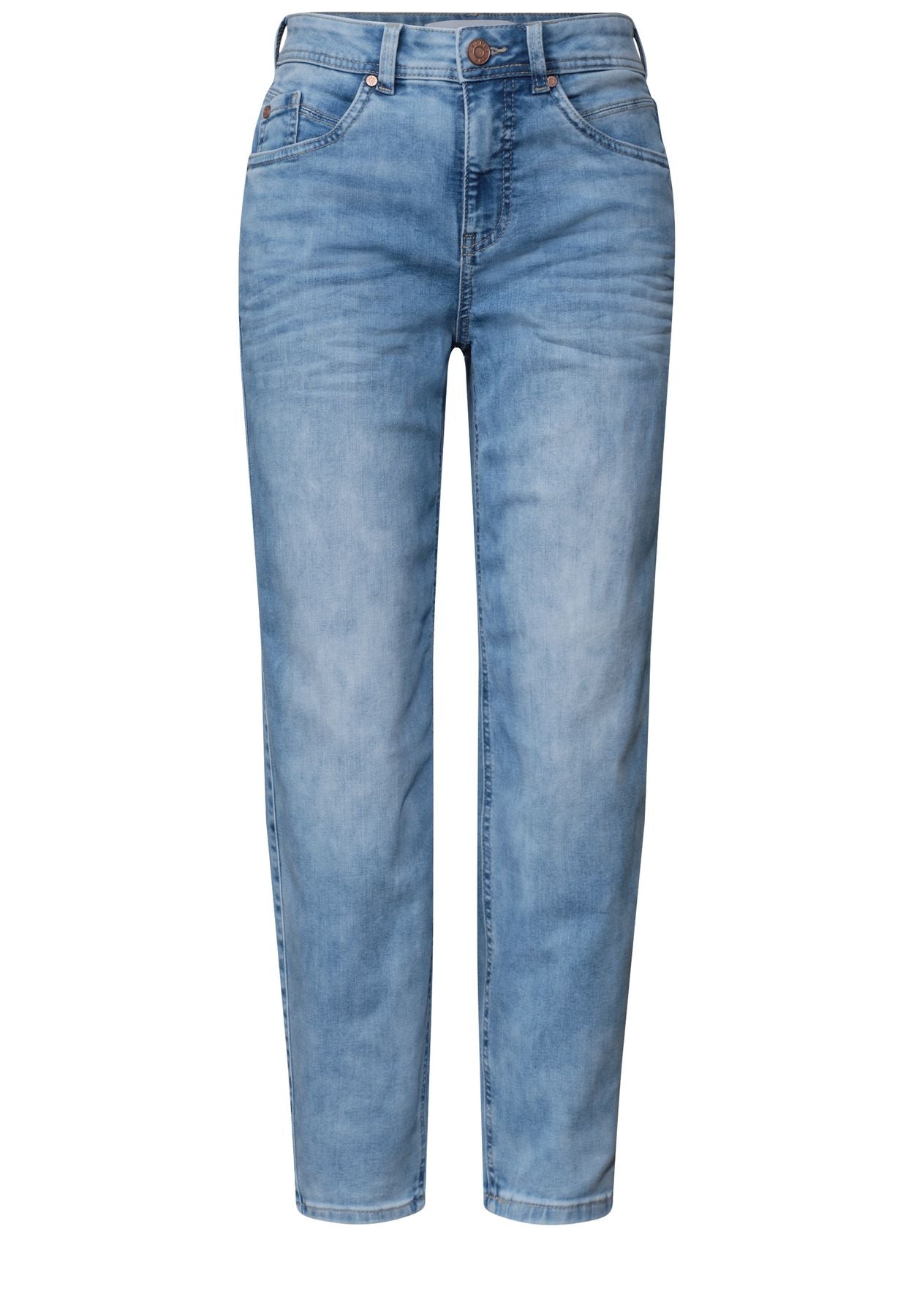 High Waist Barrel Leg Jeans im Loose Fit