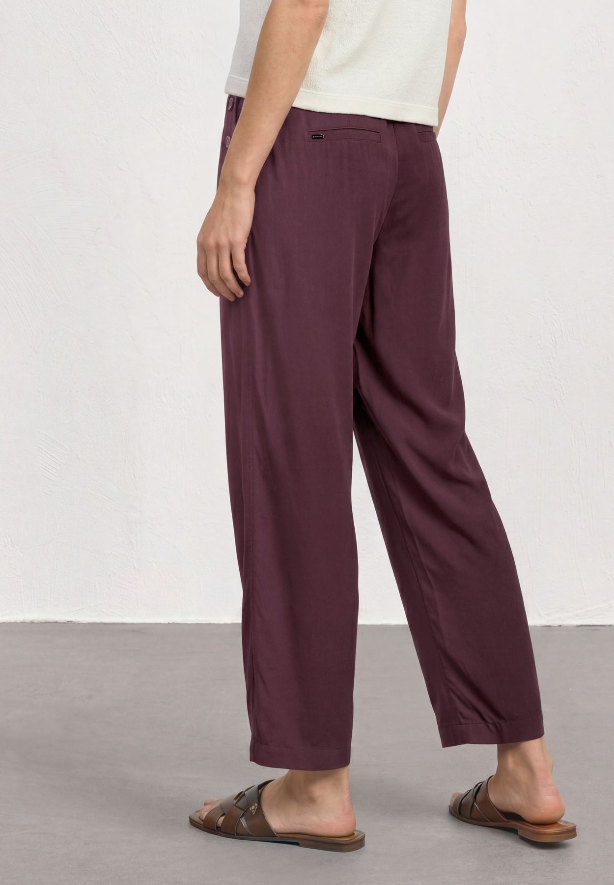 High Waist Wide Leg Hose im Loose Fit