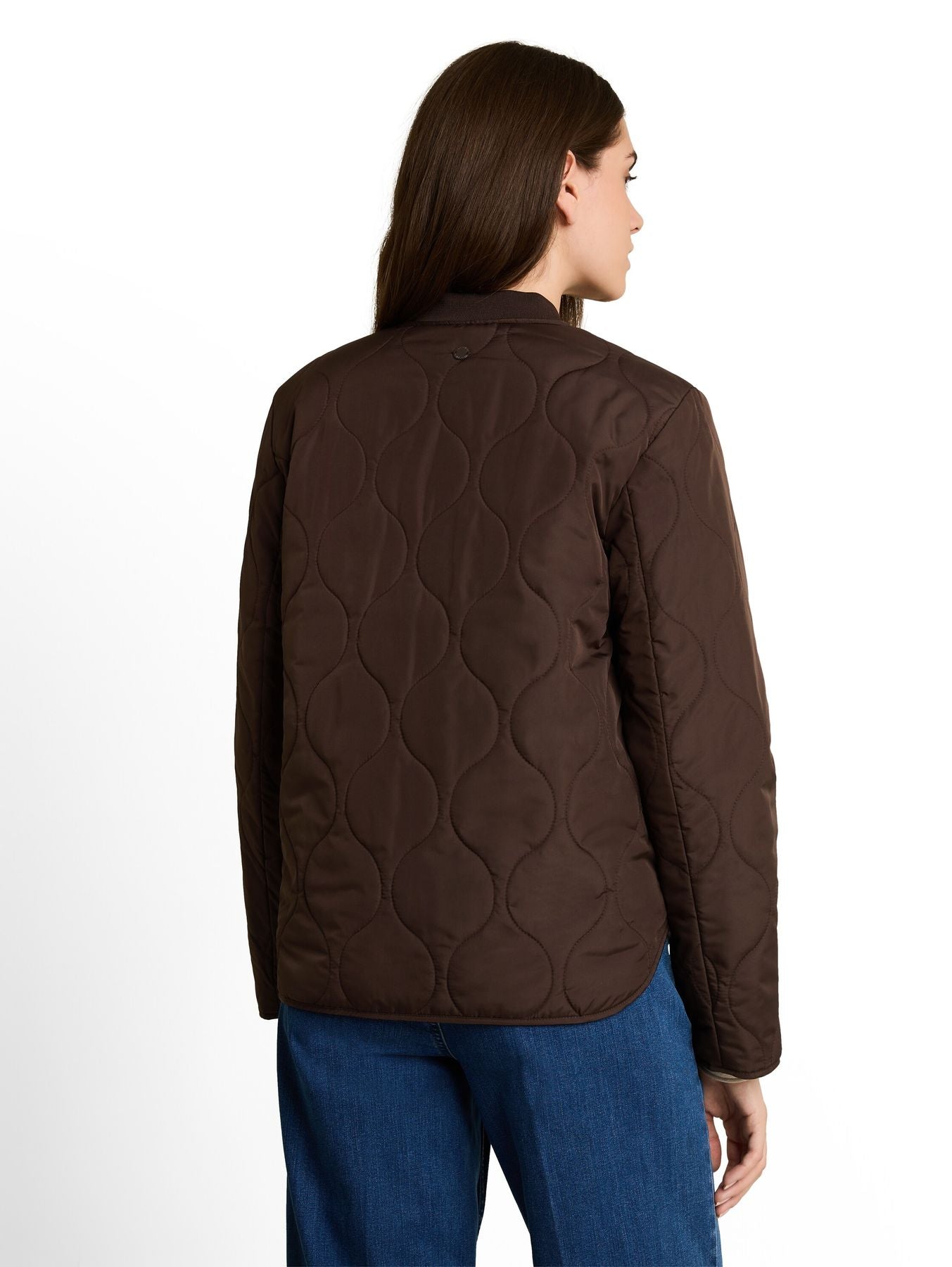 Steppjacke mit Bomberkragen