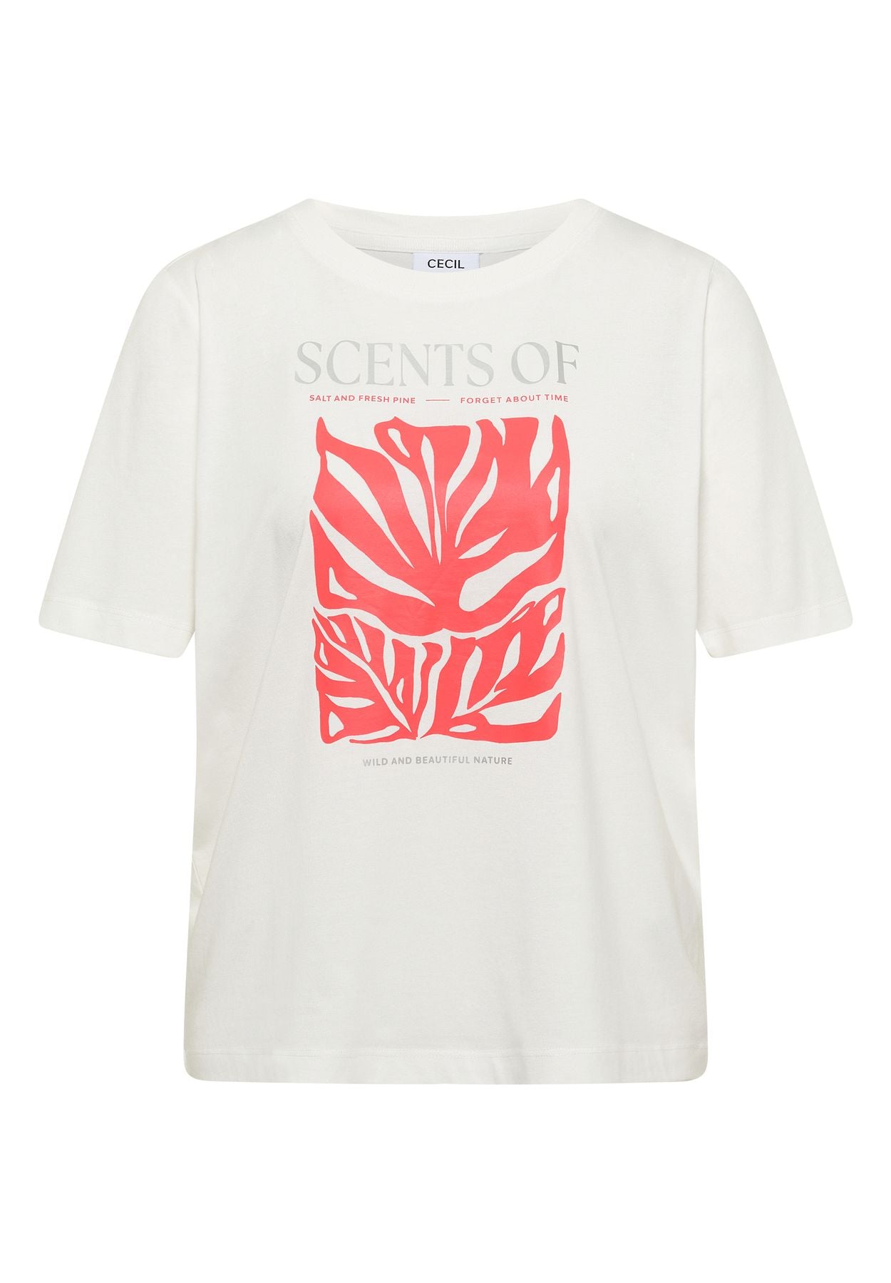 T-Shirt mit Rundhals und Frontprint