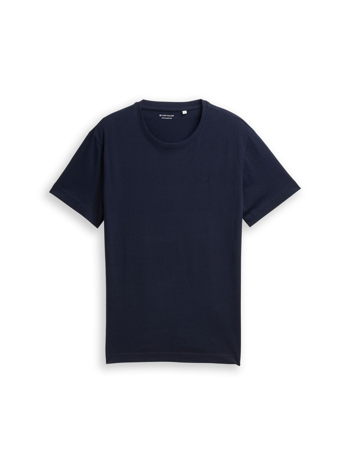 T-Shirt mit Logo-Stickerei