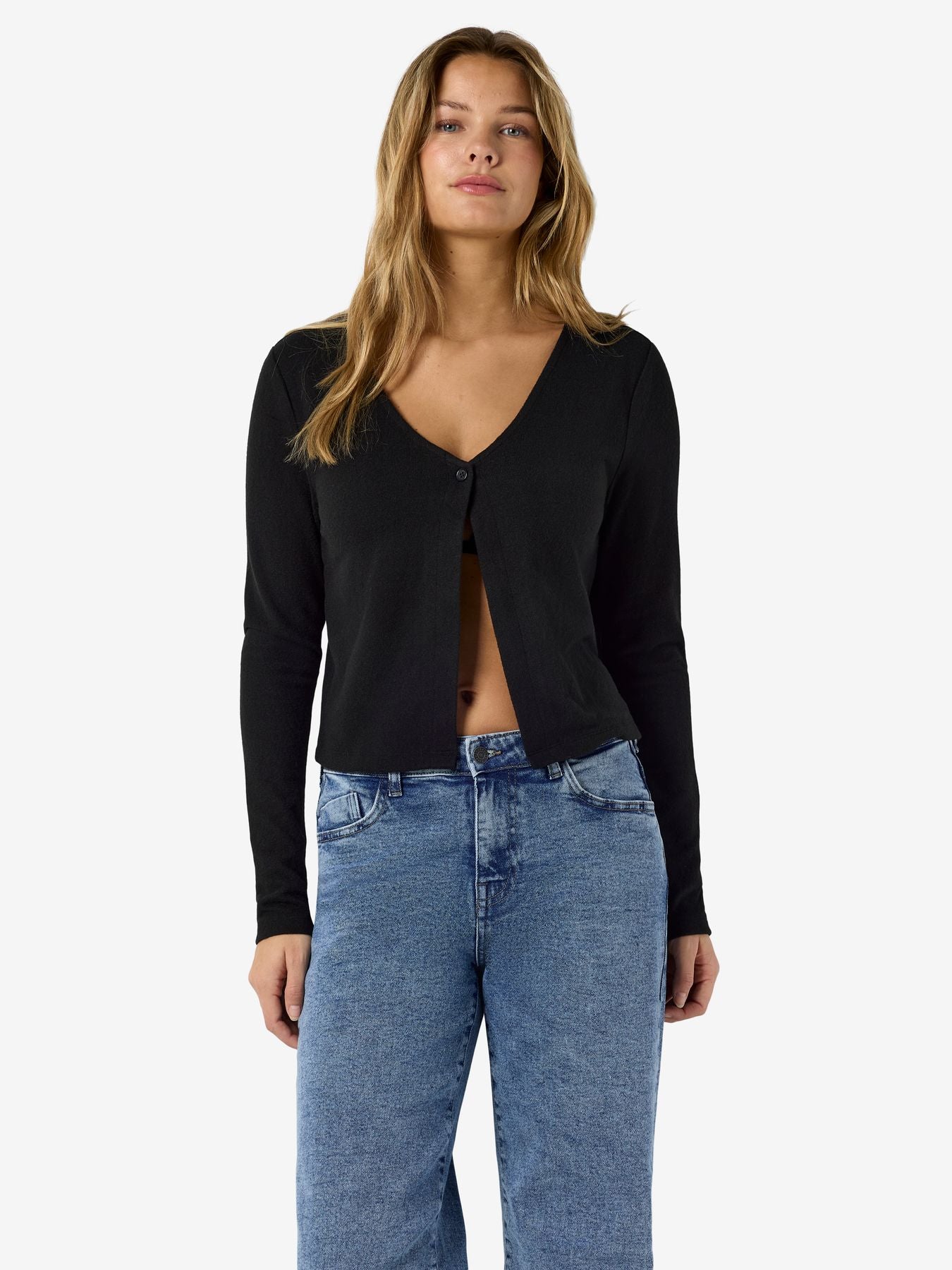NMCITY L/S BUTTON CARDIGAN JRS NOOS