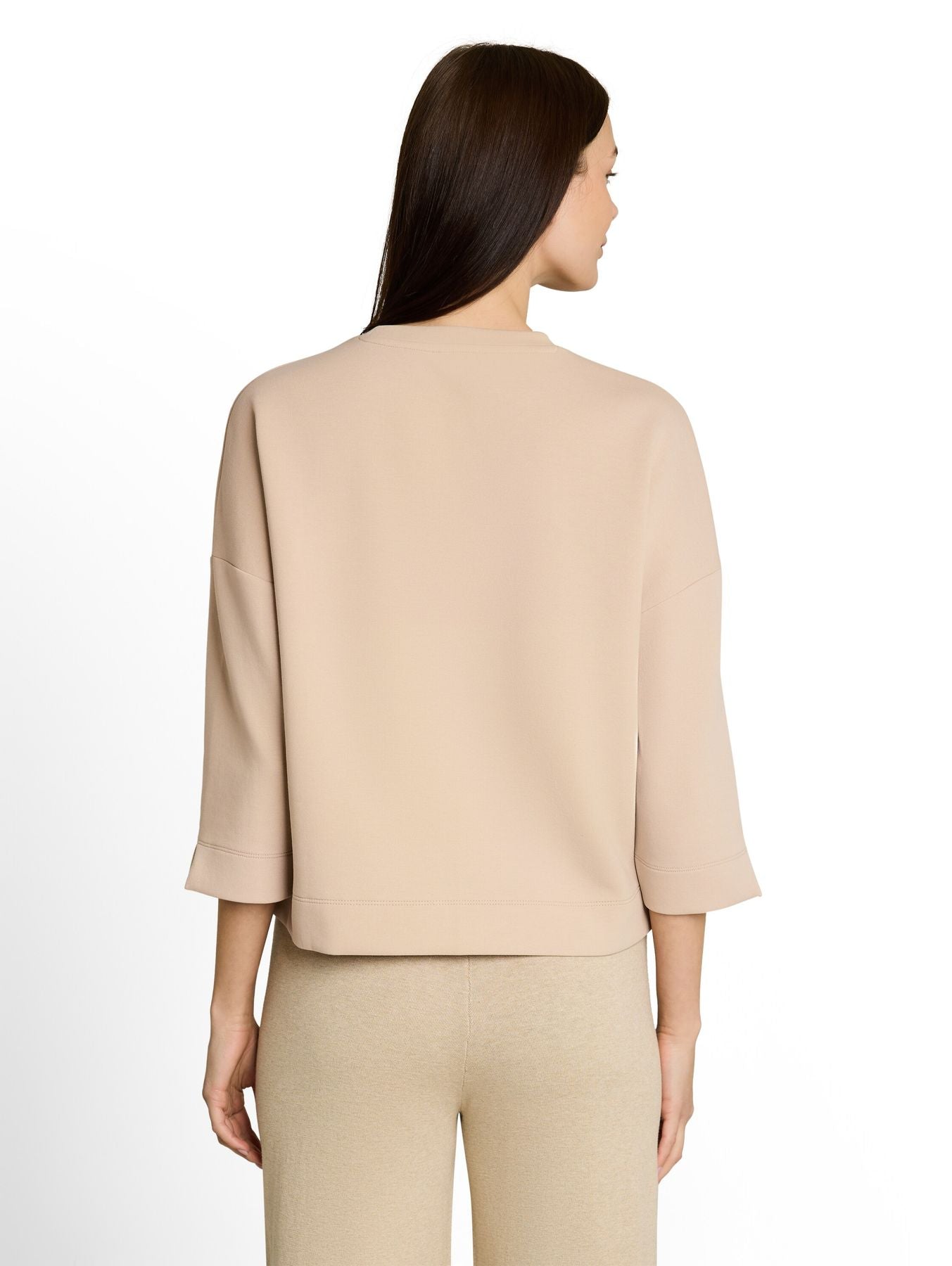 Loose Fit Sweatshirt mit 7/8-Arm