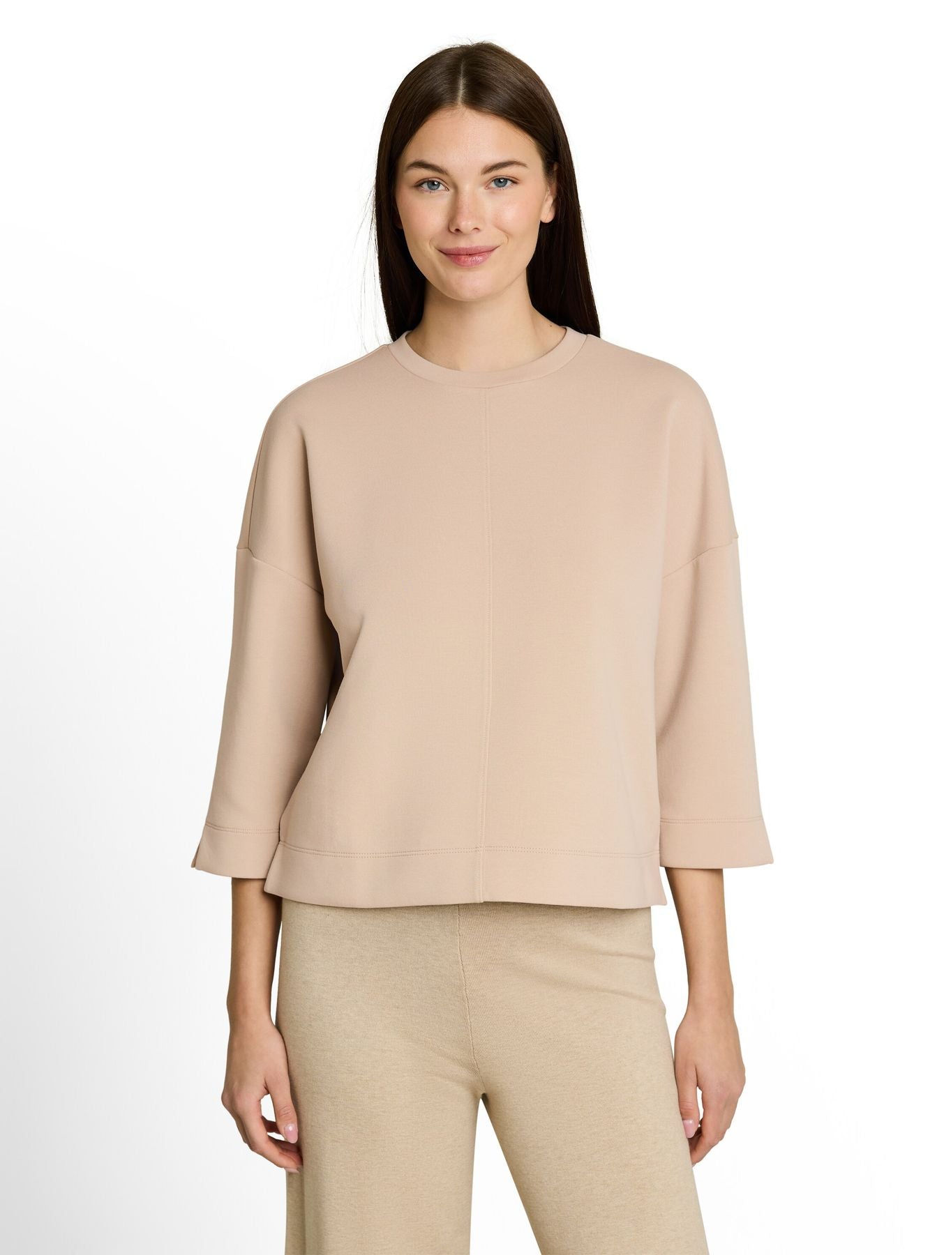 Loose Fit Sweatshirt mit 7/8-Arm